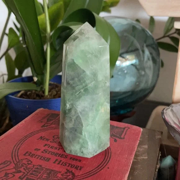 Gorgeous Green Fluorite Generator, Bodhi Crystal Magic
