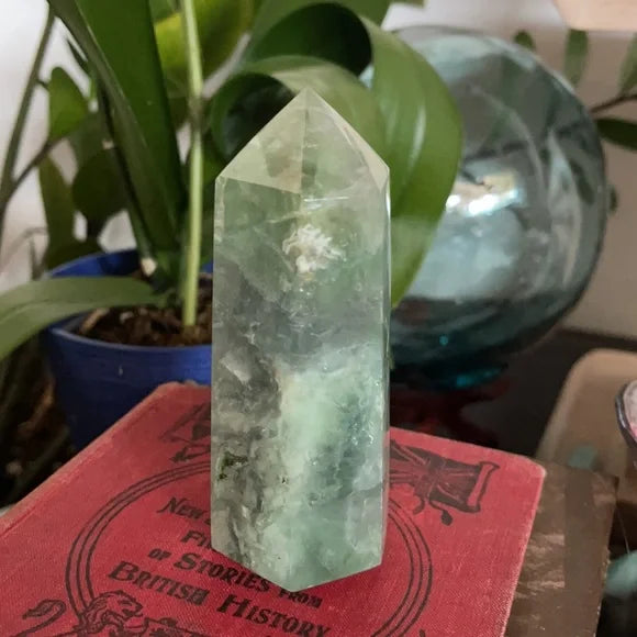 Gorgeous Green Fluorite Generator, Bodhi Crystal Magic