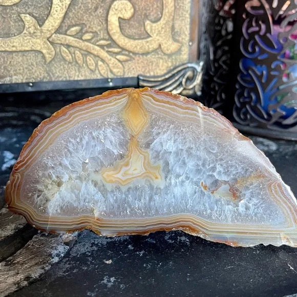Lovely Polished Geode Specimen, Bodhi Crystal Magic