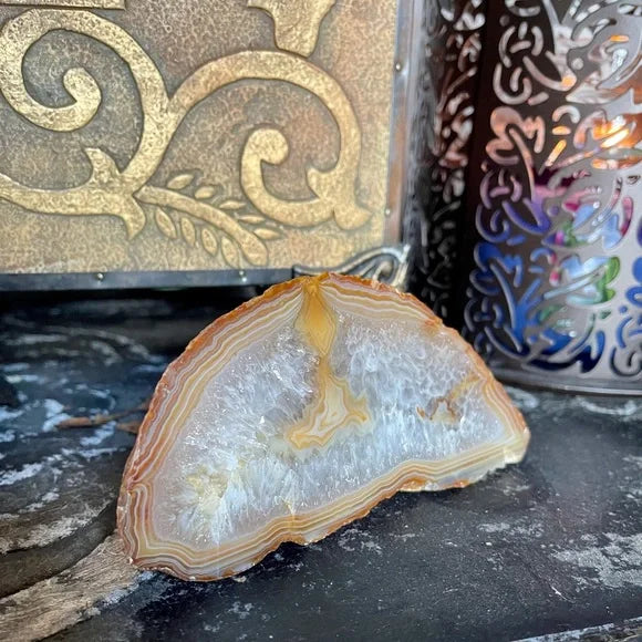Lovely Polished Geode Specimen, Bodhi Crystal Magic
