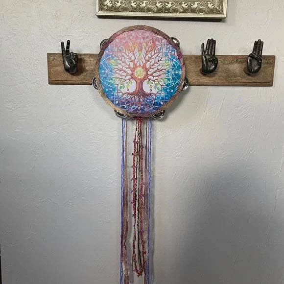 Tree of Life Artwork, Mystical Art Wall Hanging, Bodhi Home Decor