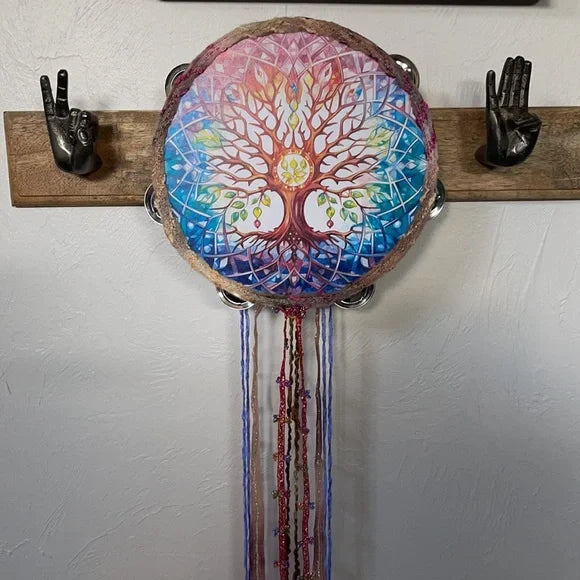 Tree of Life Artwork, Mystical Art Wall Hanging, Bodhi Home Decor