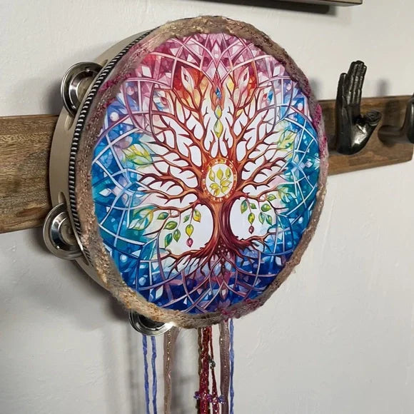 Tree of Life Artwork, Mystical Art Wall Hanging, Bodhi Home Decor