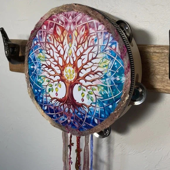 Tree of Life Artwork, Mystical Art Wall Hanging, Bodhi Home Decor