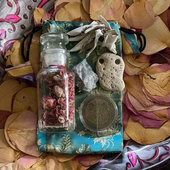 Mystery Mystical Set, Sun and Moon Divination Coin, Love, Luck, Good Fortune