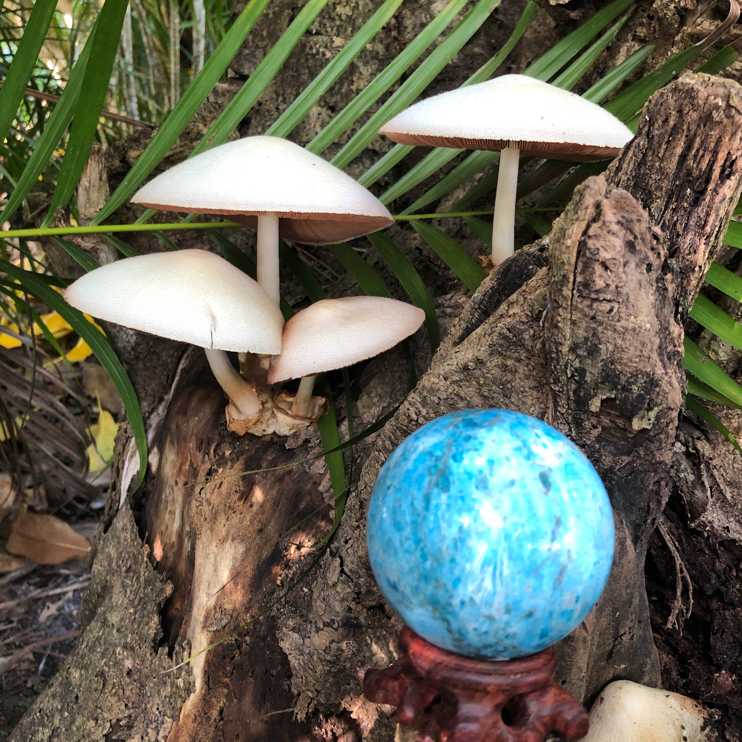Magical Blue Apatite Sphere, Crystal Magic