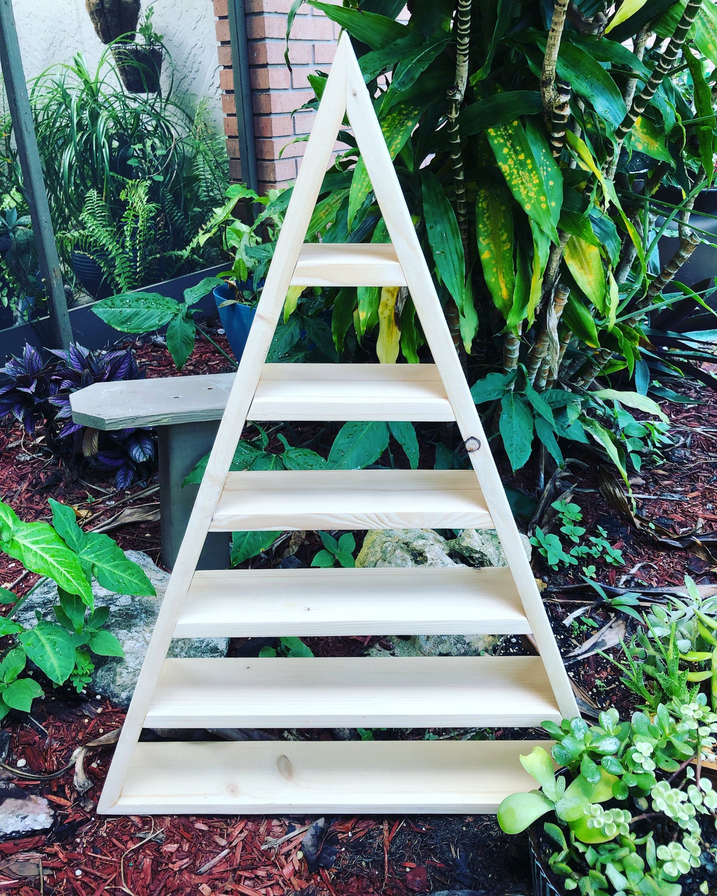 Extra Large Triangle Shelf for Crystals