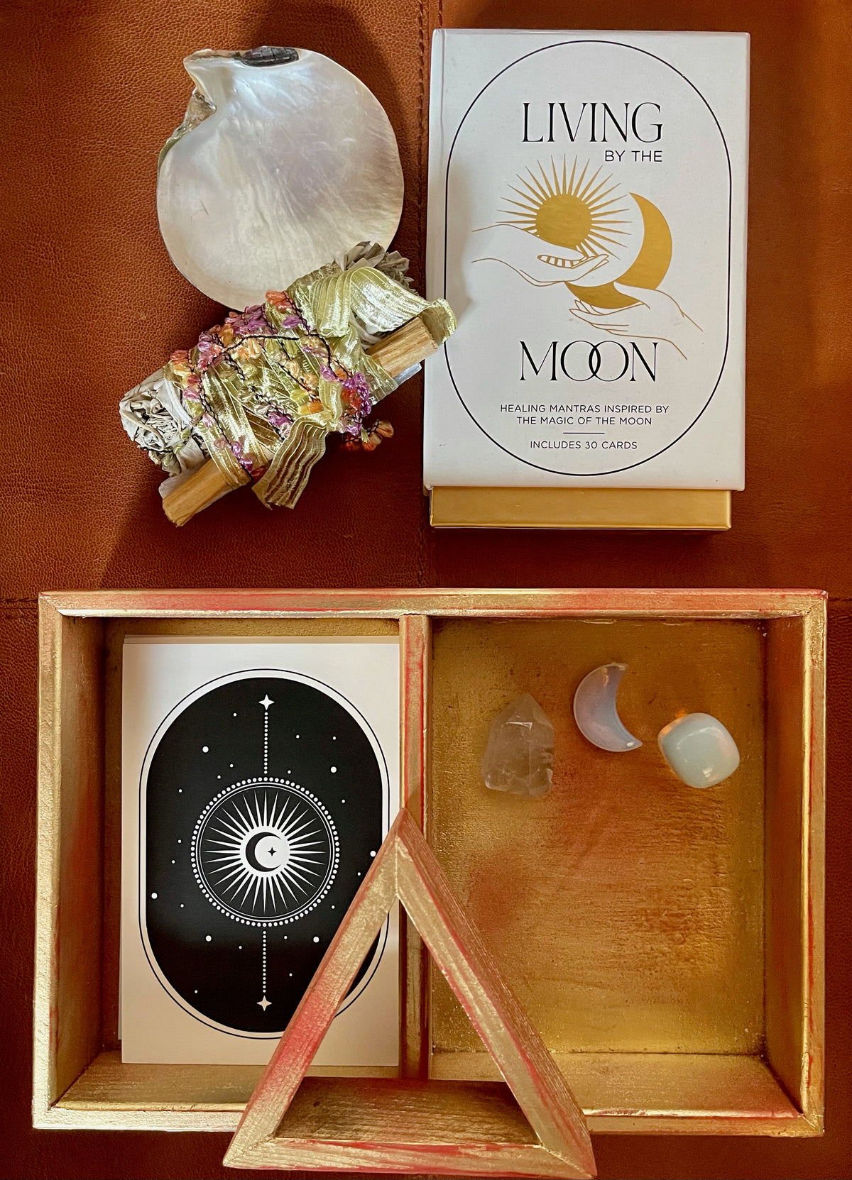 Hand Crafted Tarot/Oracle Box, Metaphysical Gift Set