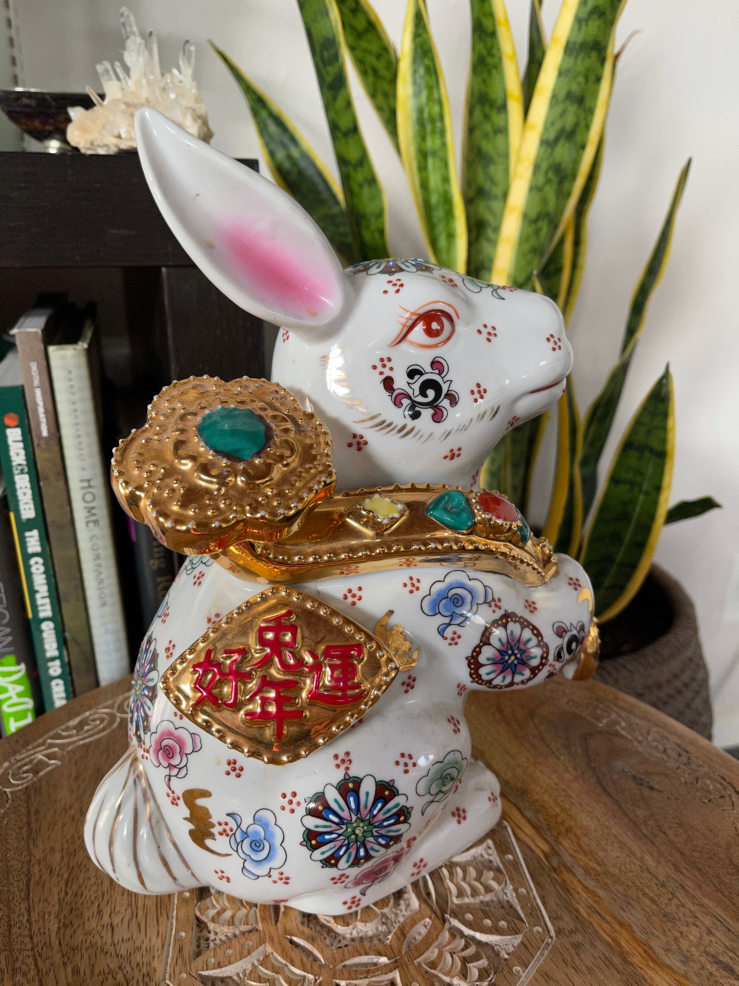 Rare Vintage Lucky Rabbit, Lucky Bunny, Old World Vintage