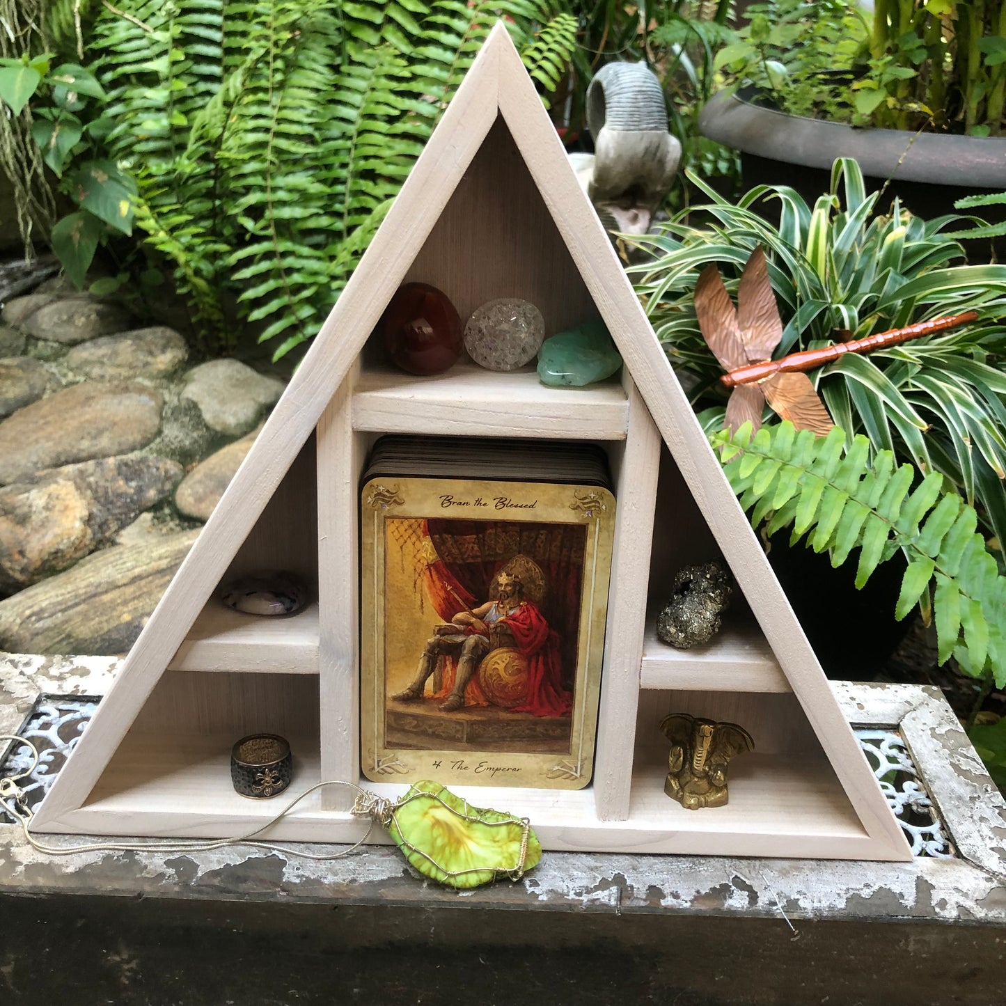 Original Design Triangle Tarot Box, Home Decor