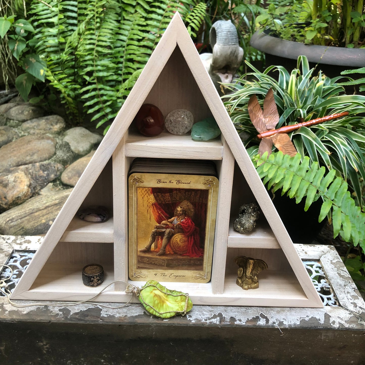 Original Design Triangle Tarot Box, Home Decor