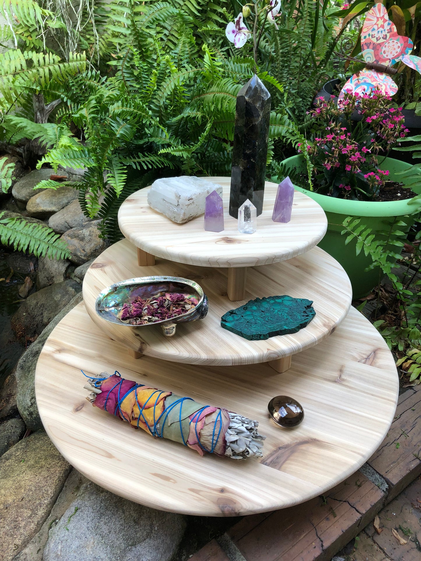 Extra Large Stacking Meditation Tables, Home Decor