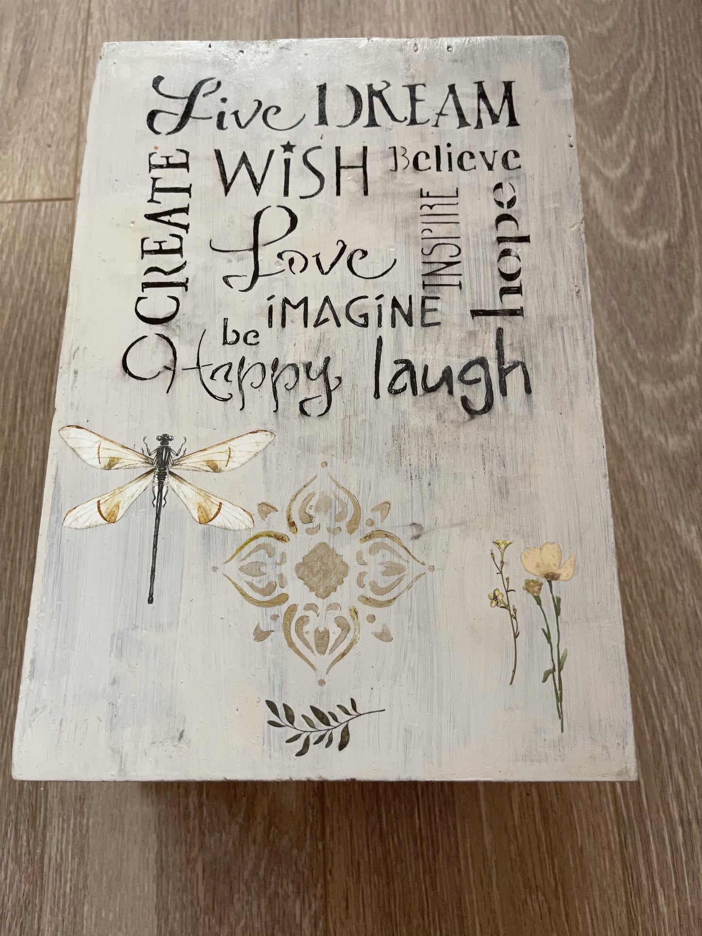 Upcycled Primitive Box, Lovecycled