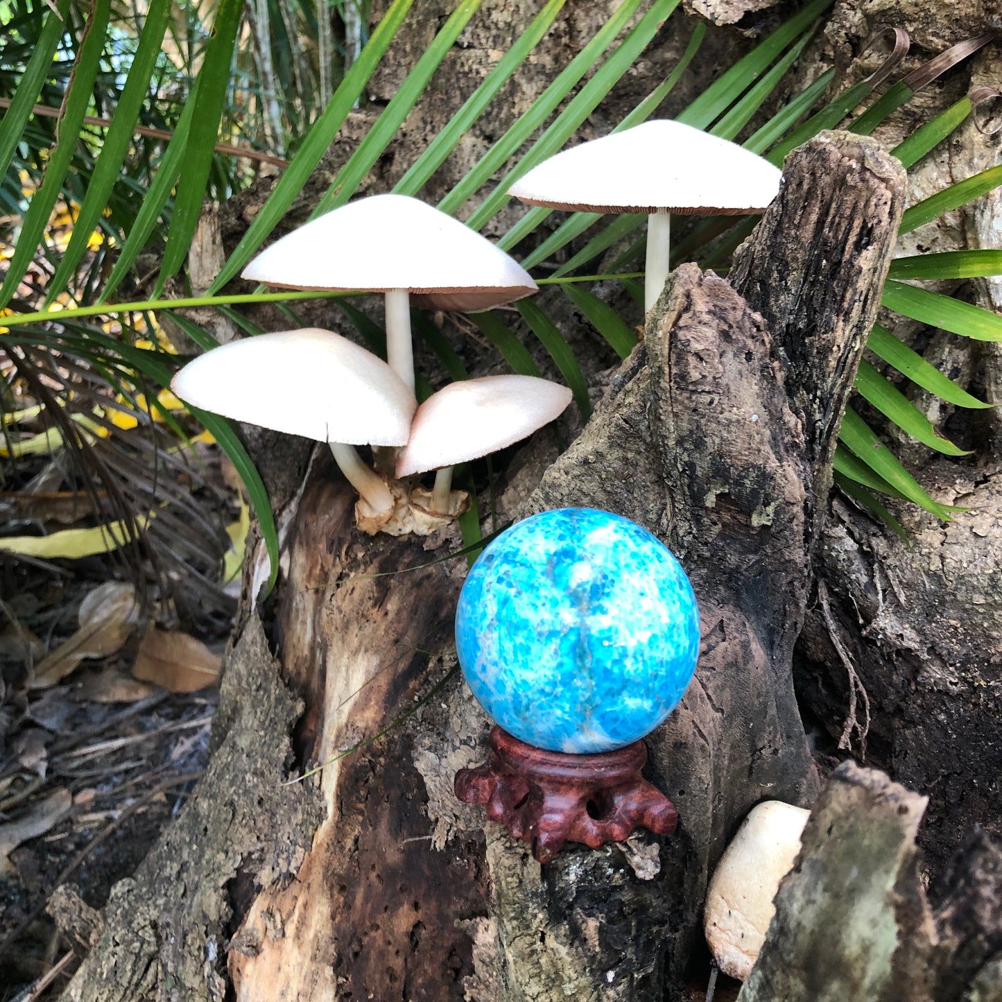 Magical Blue Apatite Sphere, Crystal Magic