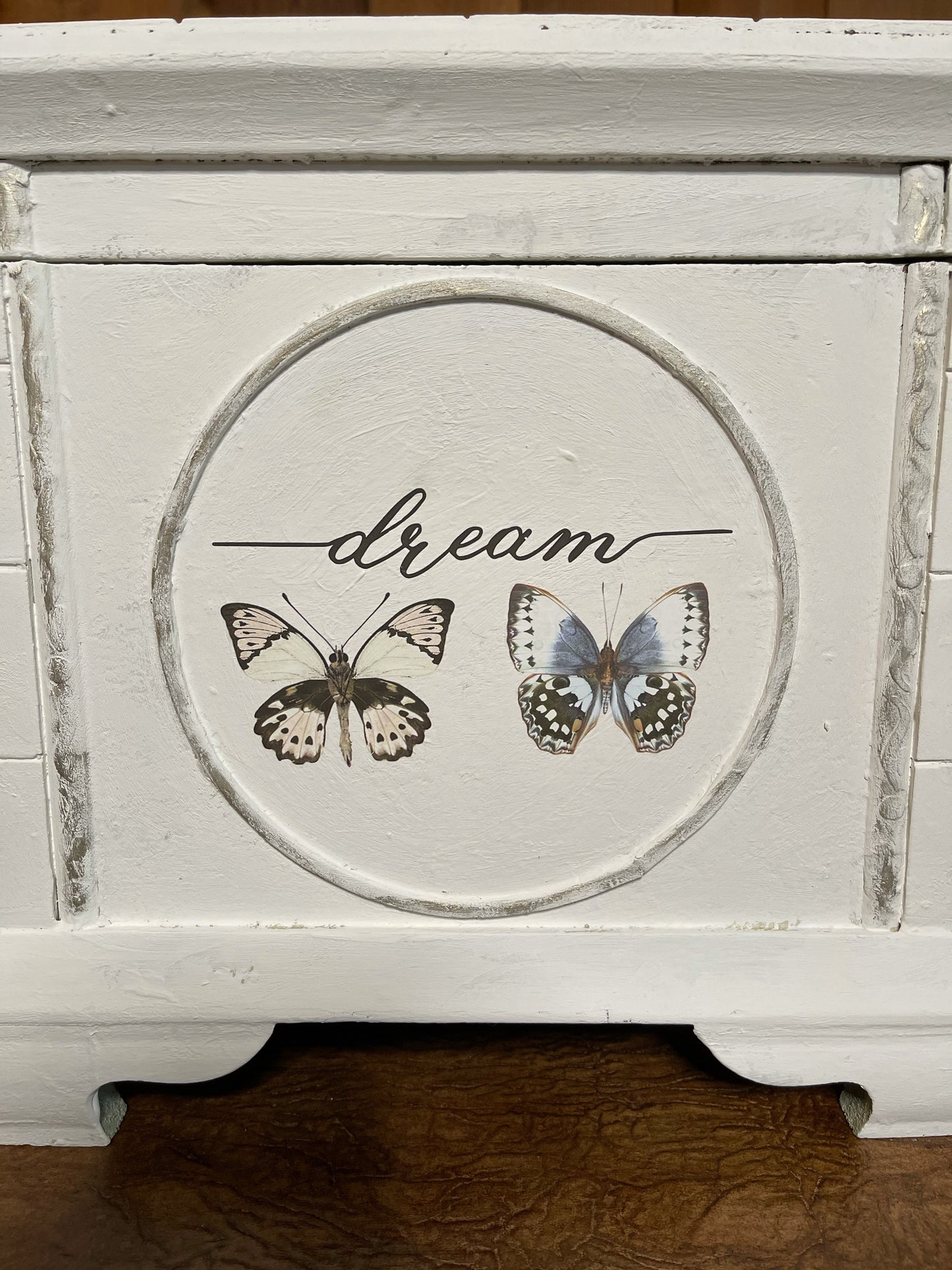 Lovecycled Vintage Storage Box, Butterfly Box