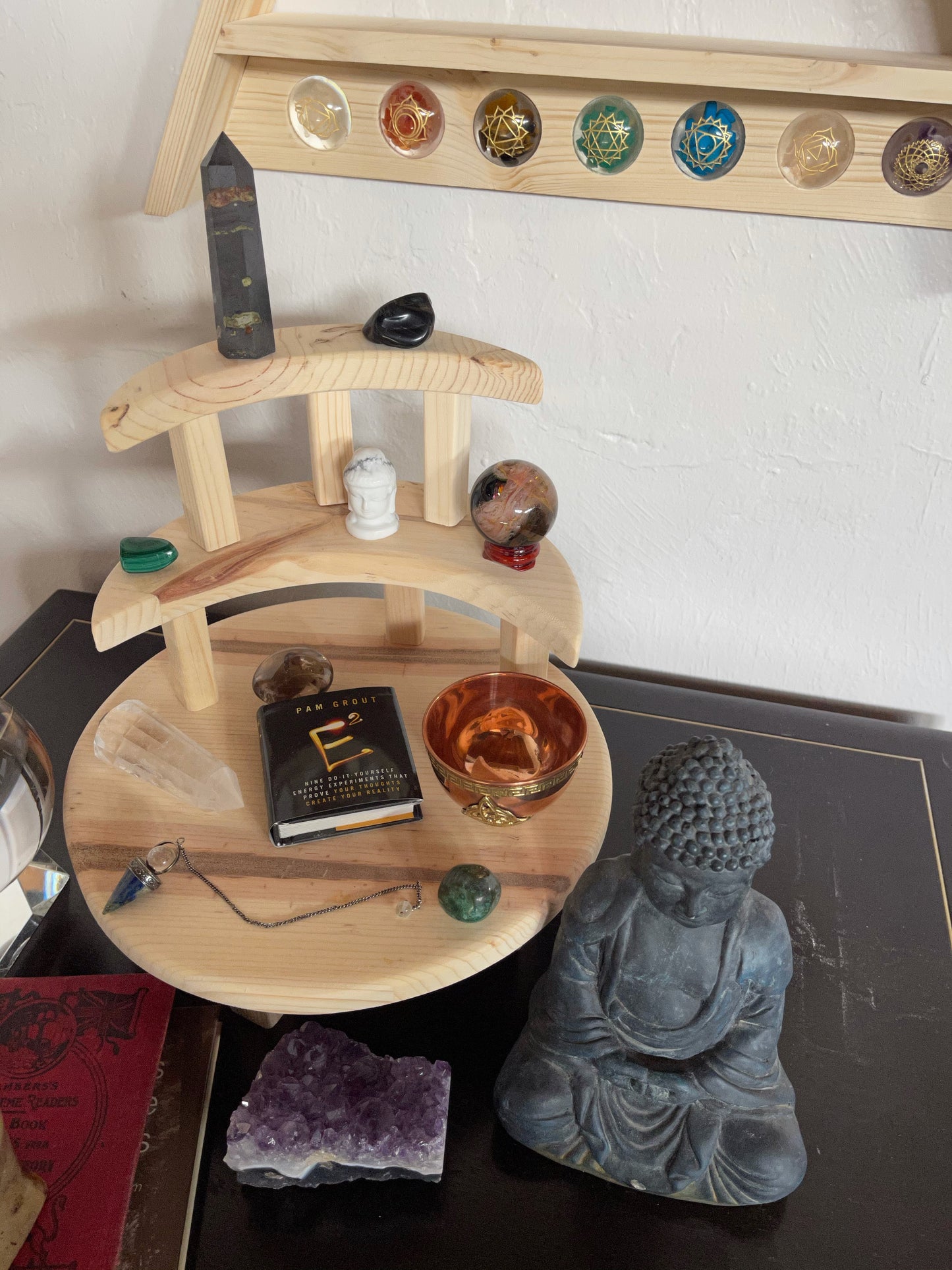 Stacking Moon Meditation Tables, Home Decor