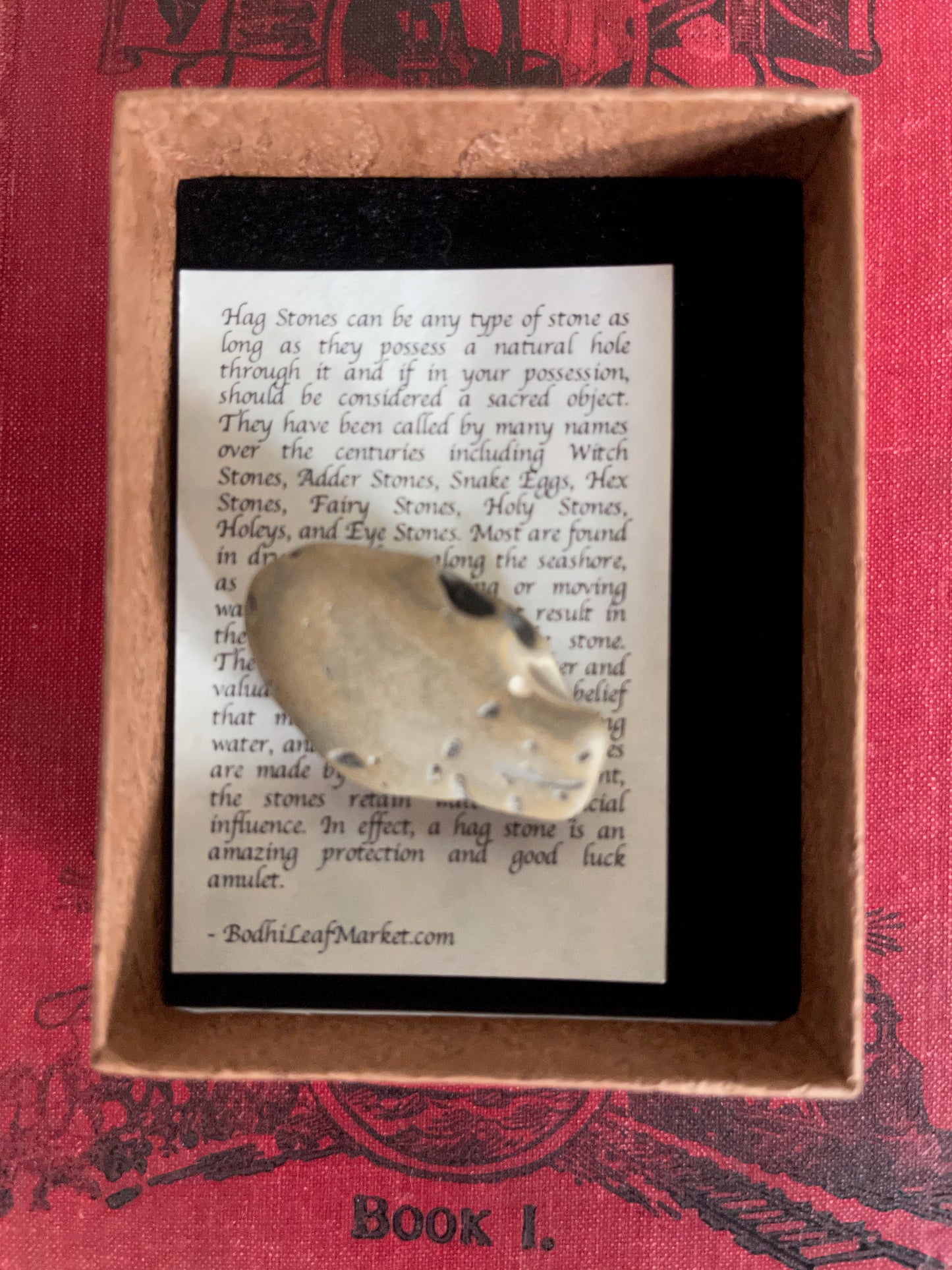 Beautiful Water Energy, Unusual Hag Stone, Crystal Magic