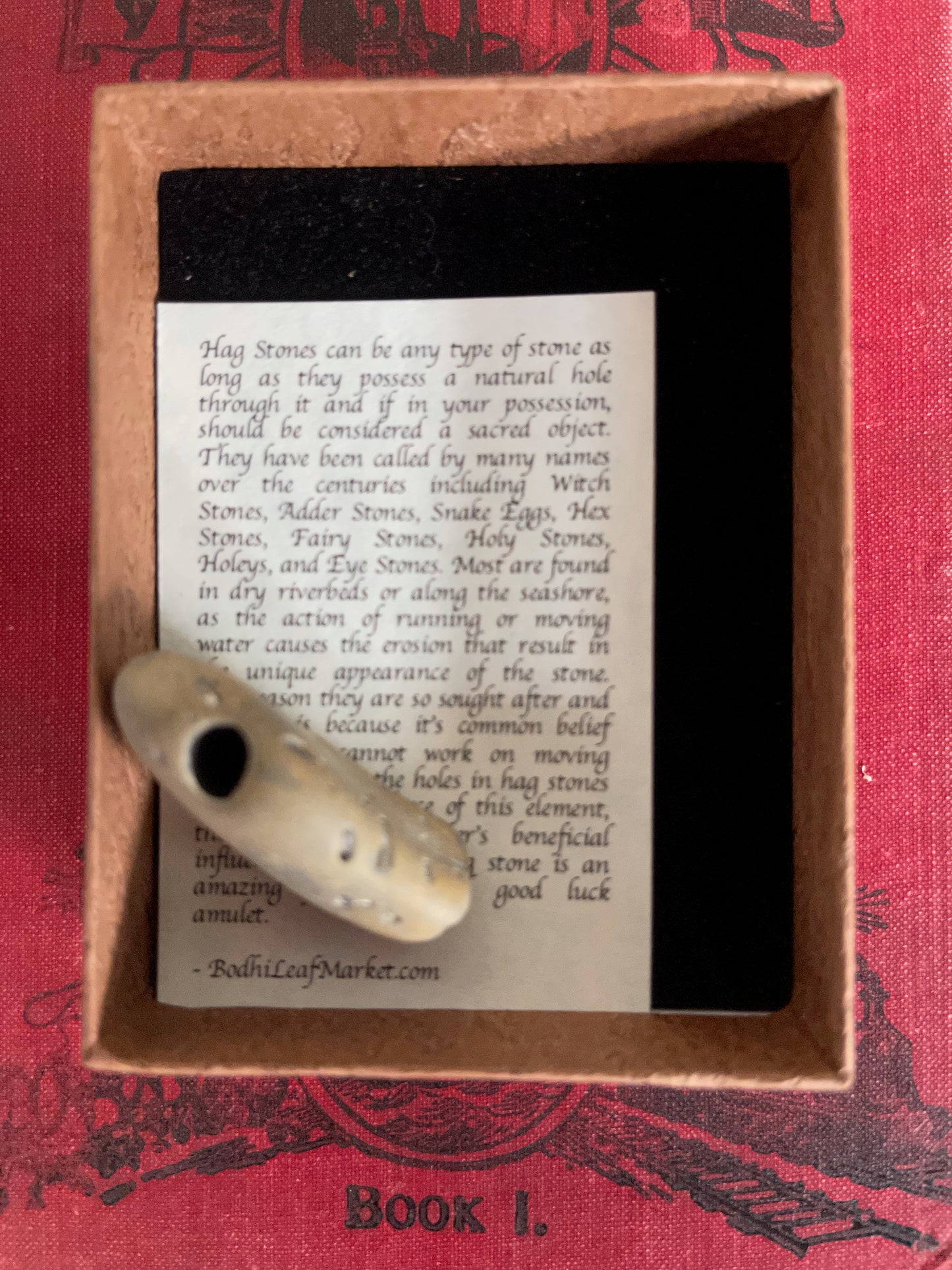 Beautiful Water Energy, Unusual Hag Stone, Crystal Magic