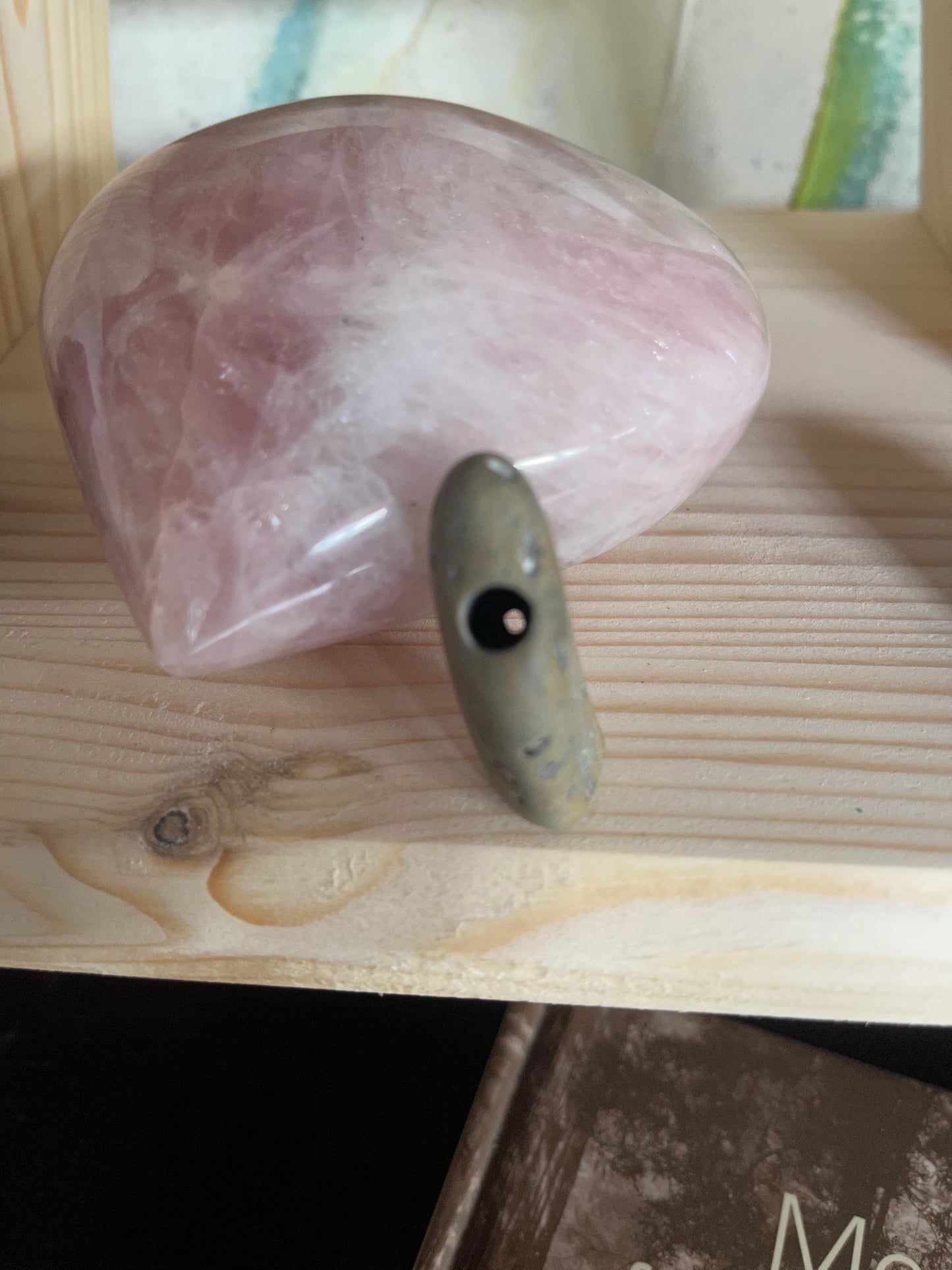 Beautiful Water Energy, Unusual Hag Stone, Crystal Magic