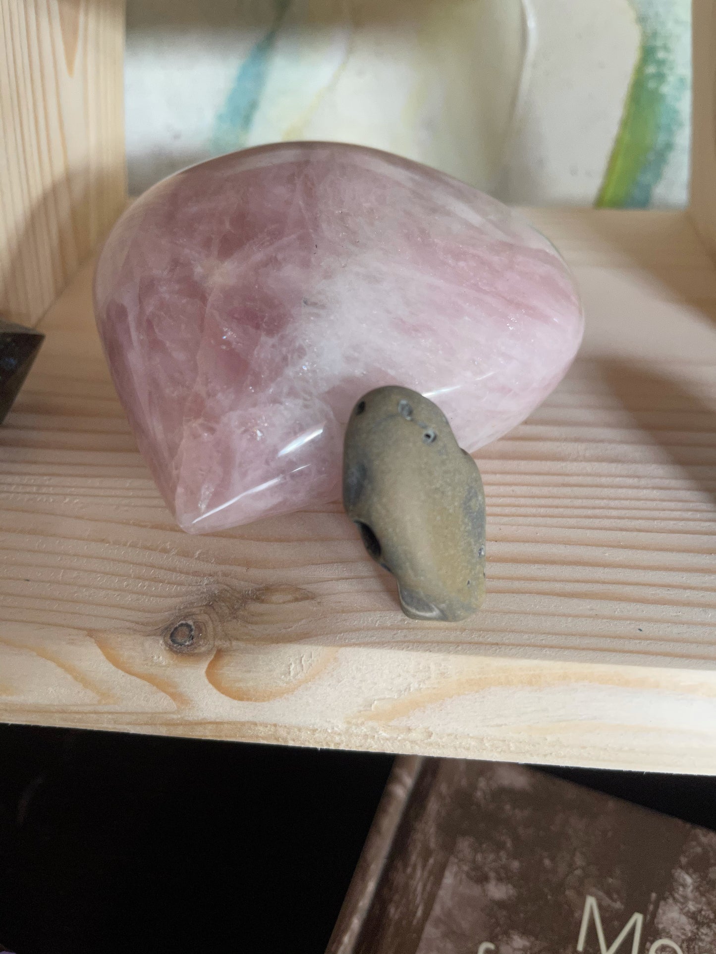 Beautiful Water Energy, Unusual Hag Stone, Crystal Magic