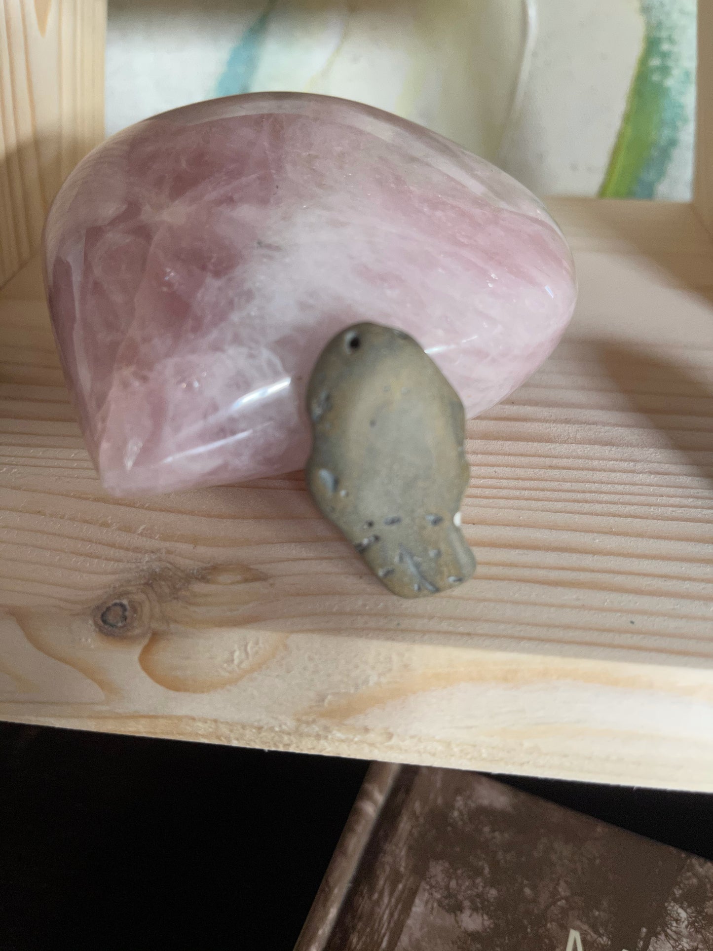 Beautiful Water Energy, Unusual Hag Stone, Crystal Magic