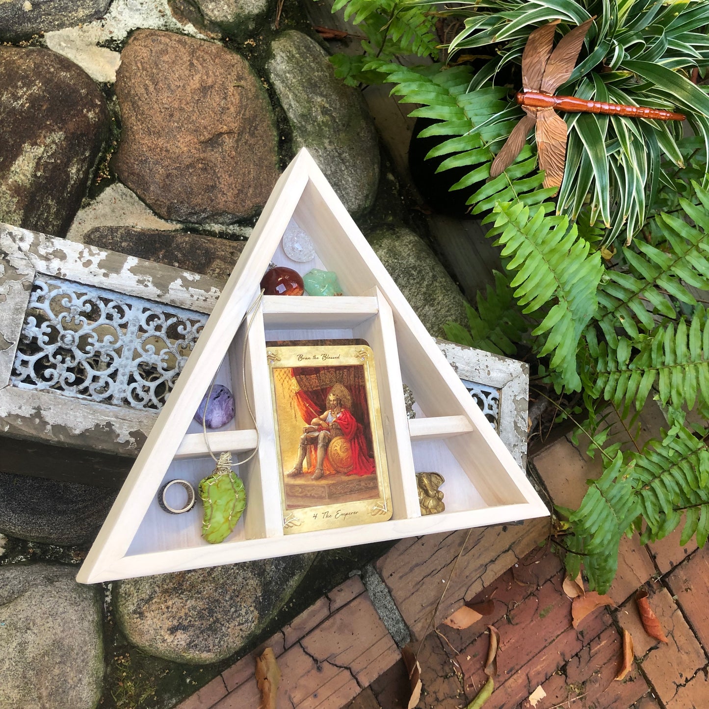 Original Design Triangle Tarot Box, Home Decor