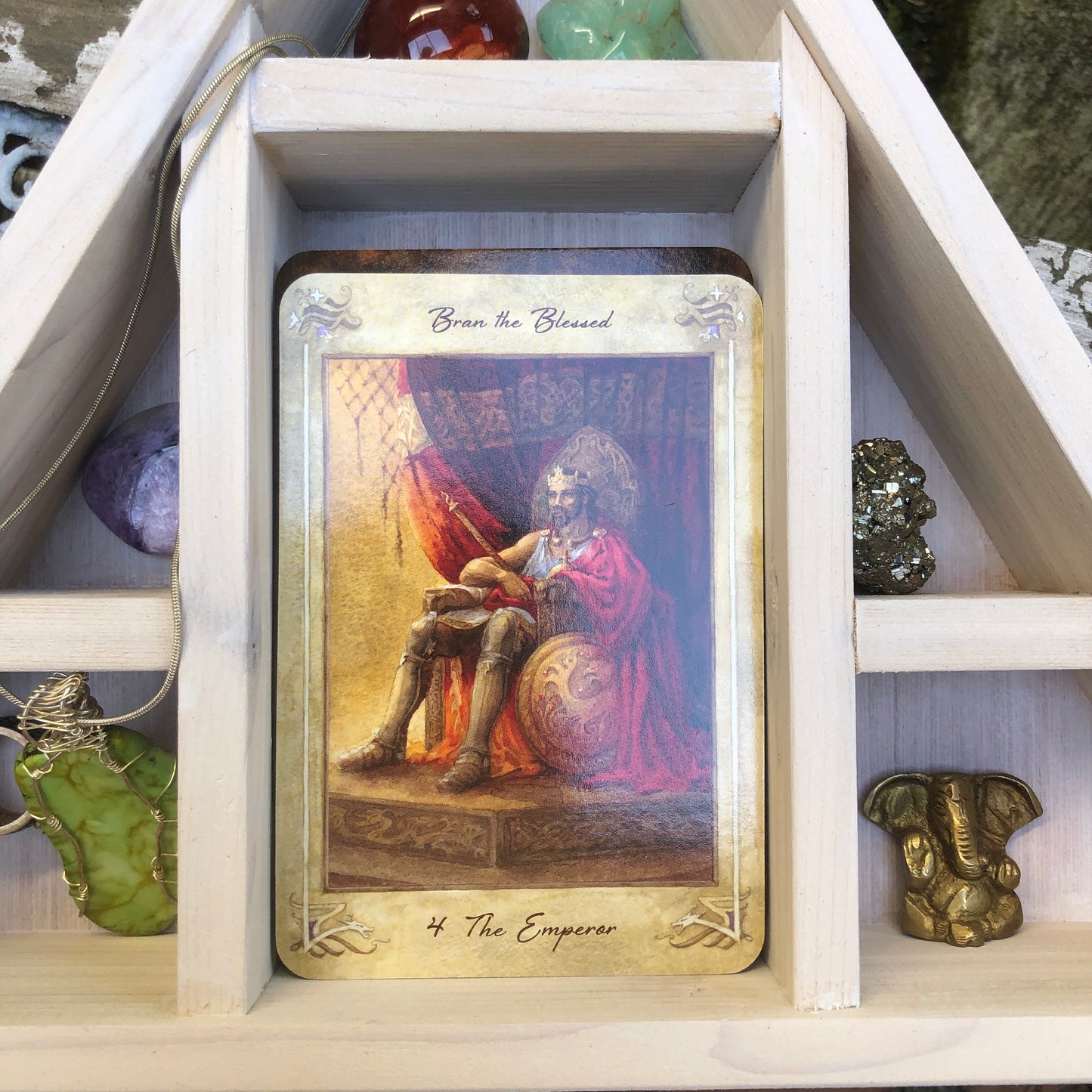 Original Design Triangle Tarot Box, Home Decor