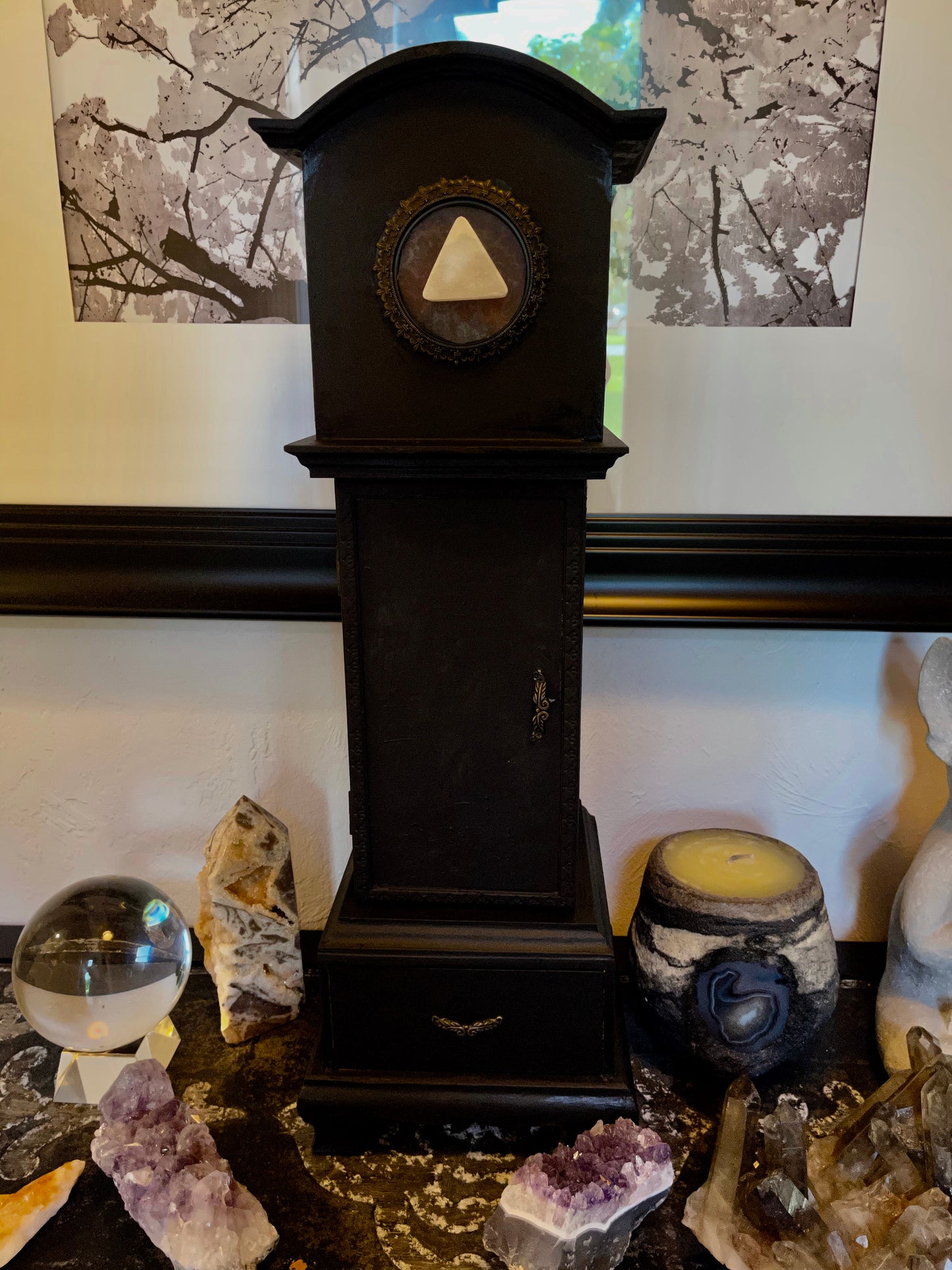 BLACK MAGIC, Tall Vintage Cabinet, Lovecycled