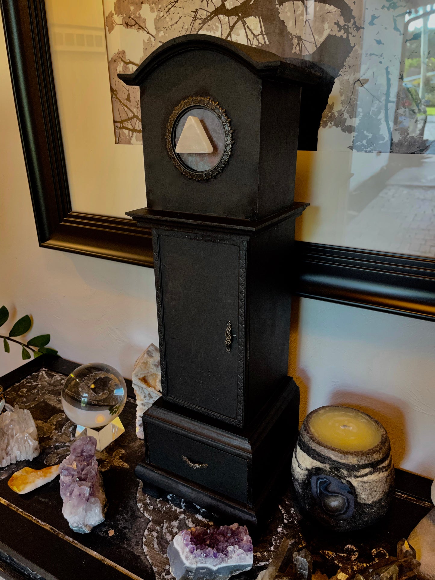 BLACK MAGIC, Tall Vintage Cabinet, Lovecycled