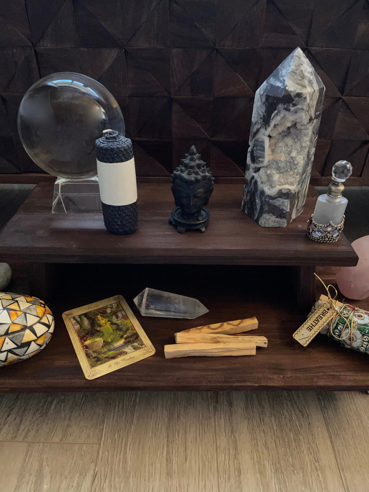 Large Meditation Table Set, Home Decor