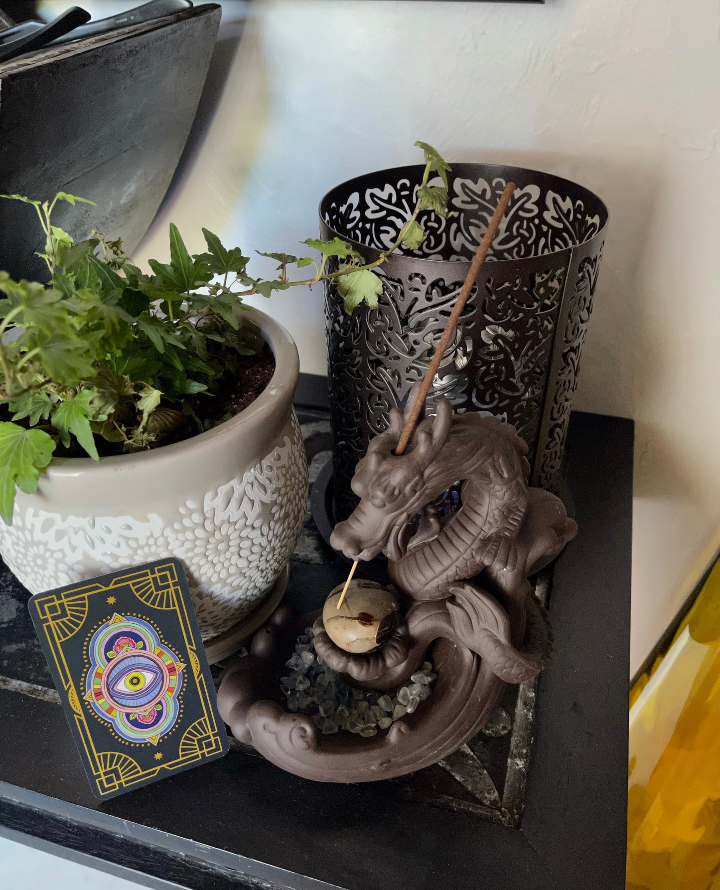 Mystical Dragon Incense Holder, Home Decor