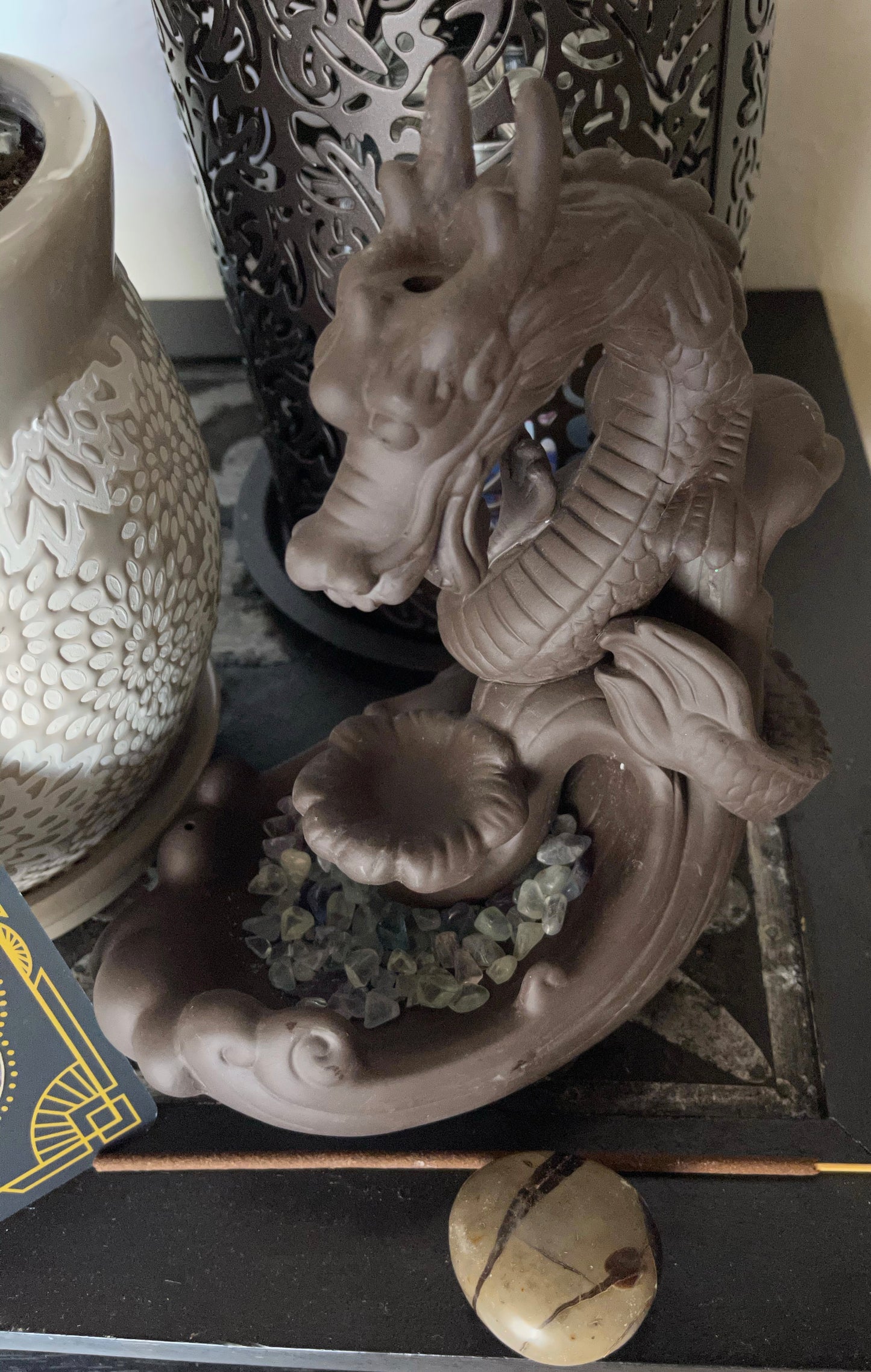 Mystical Dragon Incense Holder, Home Decor