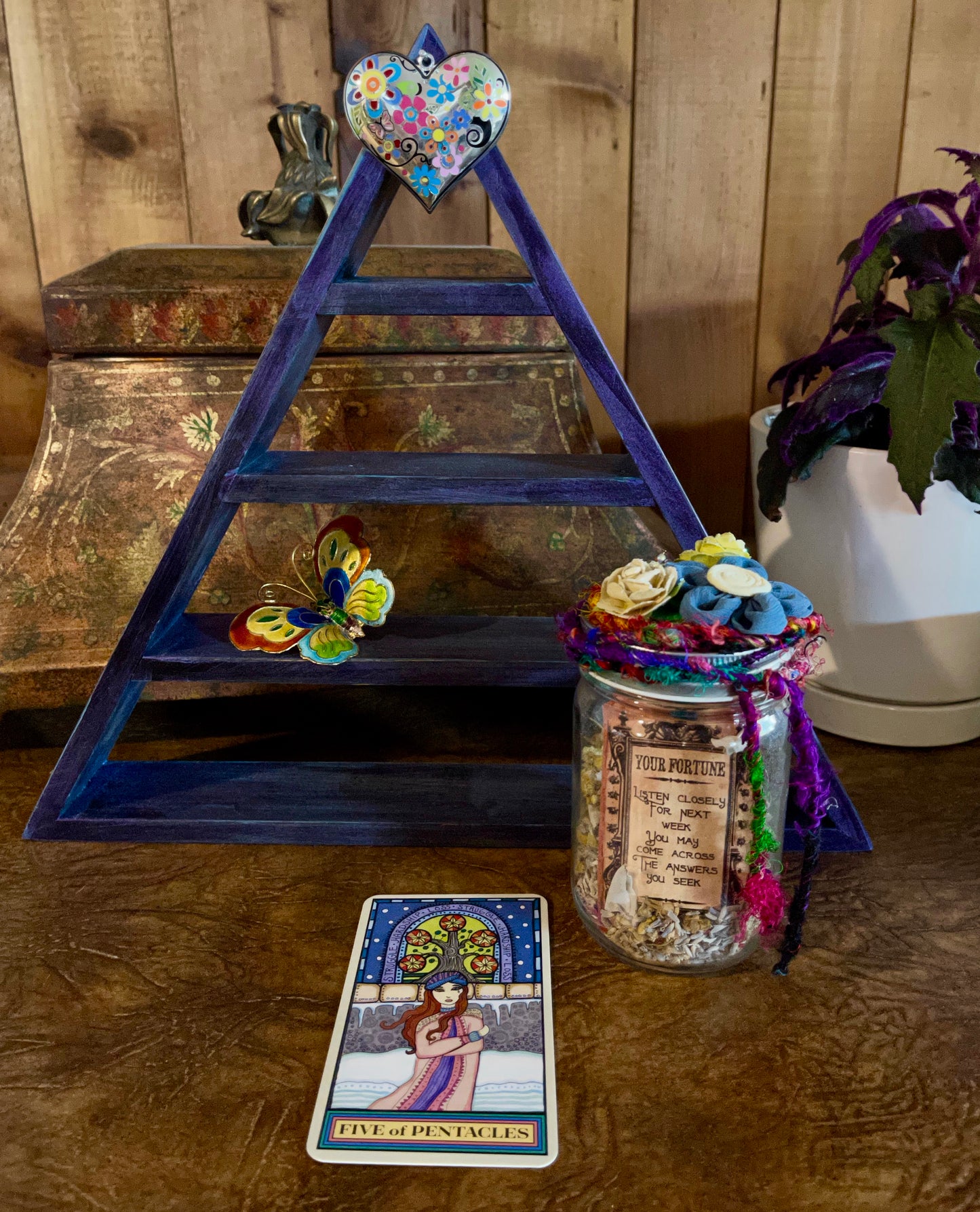 Spirited Bohemian Gift Set, Triangle Shelf, Charmed Triangle Shelf, Gift Sets