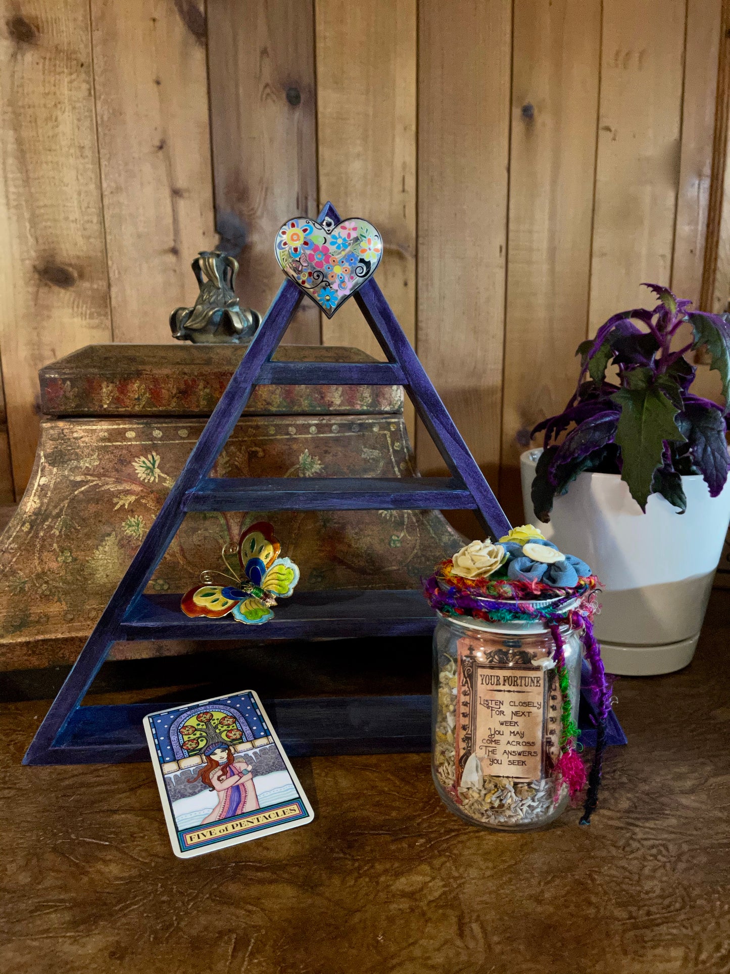 Spirited Bohemian Gift Set, Triangle Shelf, Charmed Triangle Shelf, Gift Sets