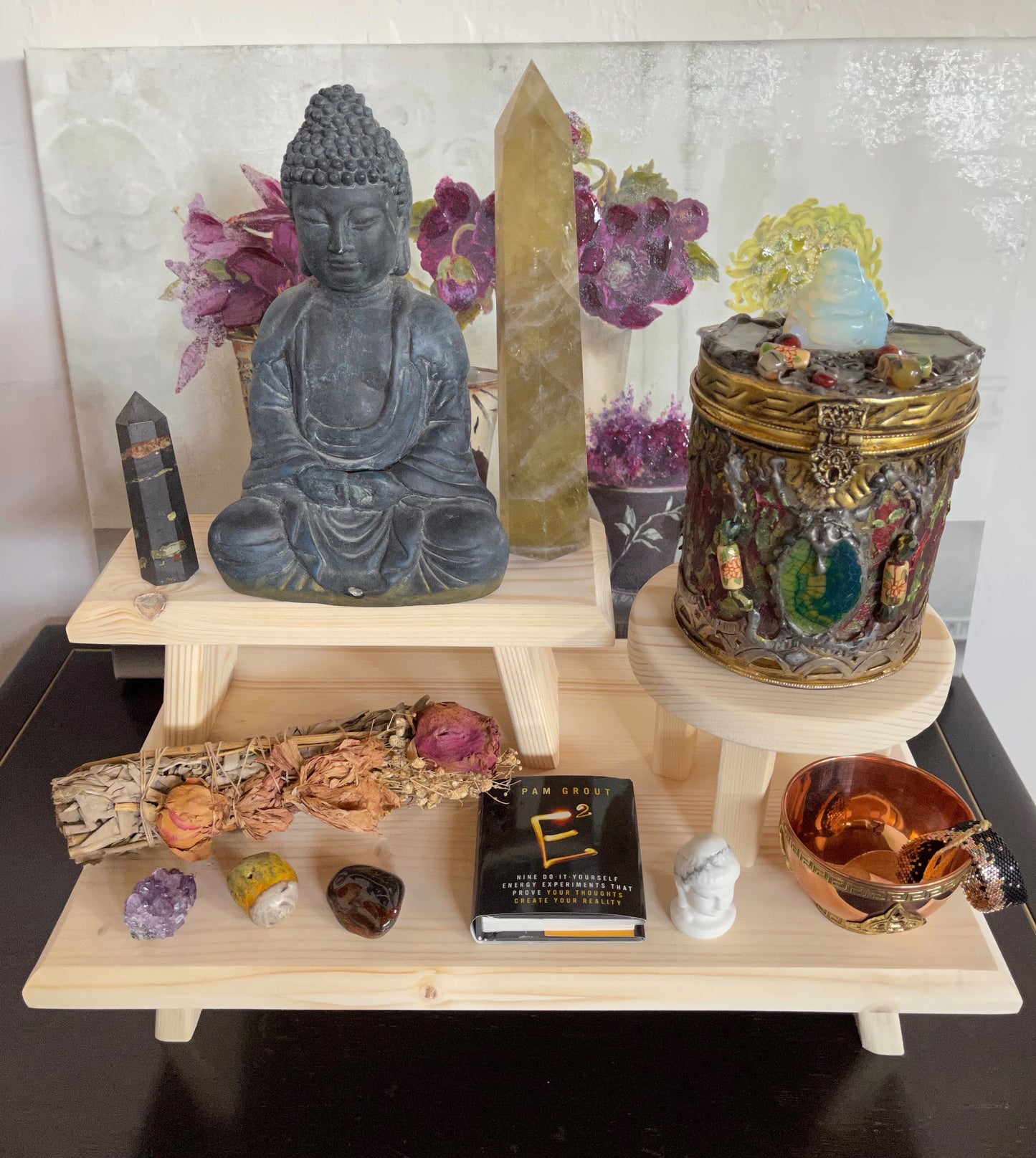 Beautiful Zen Table Set, Meditation Tables, Home Decor