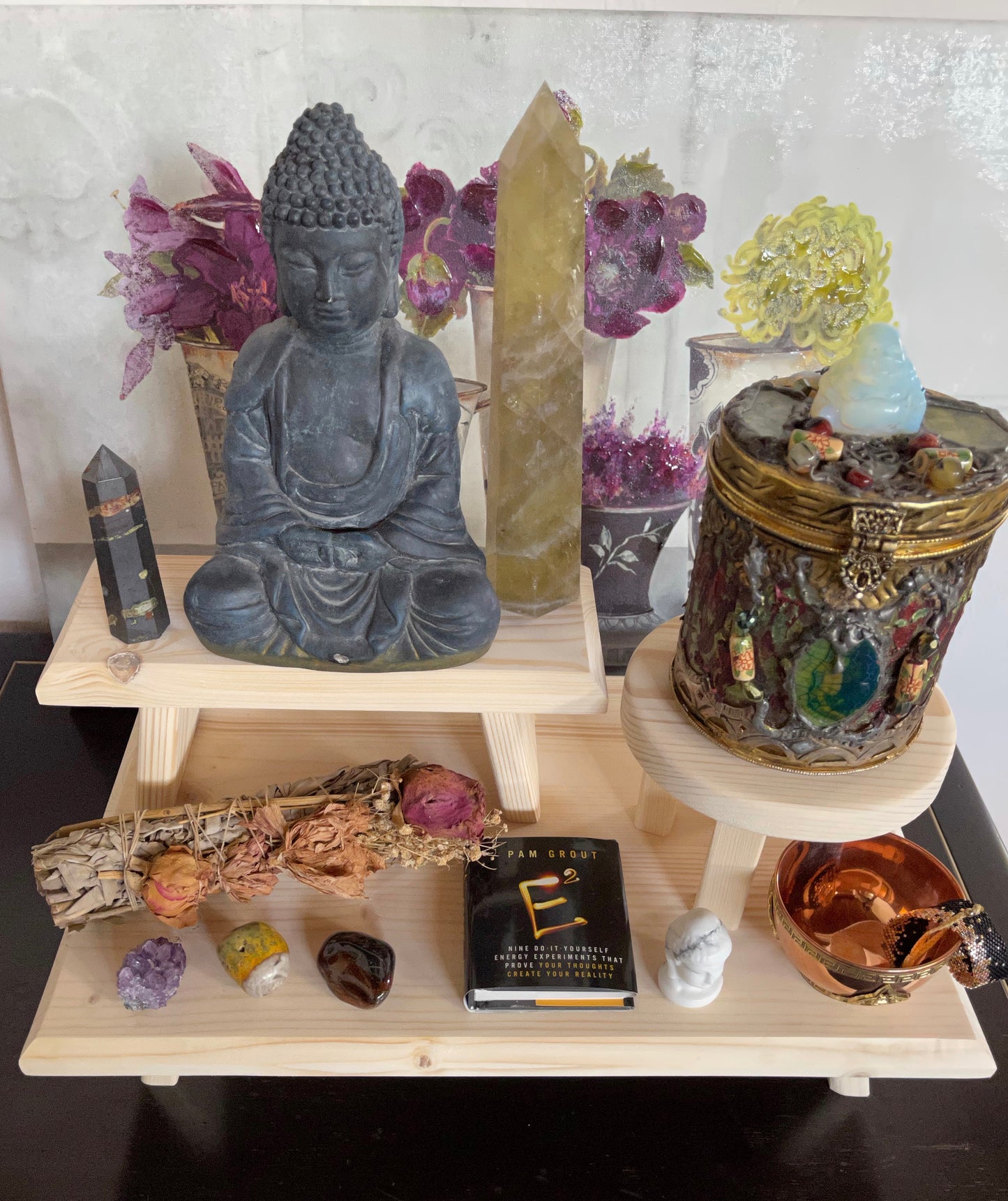 Beautiful Zen Table Set, Meditation Tables, Home Decor