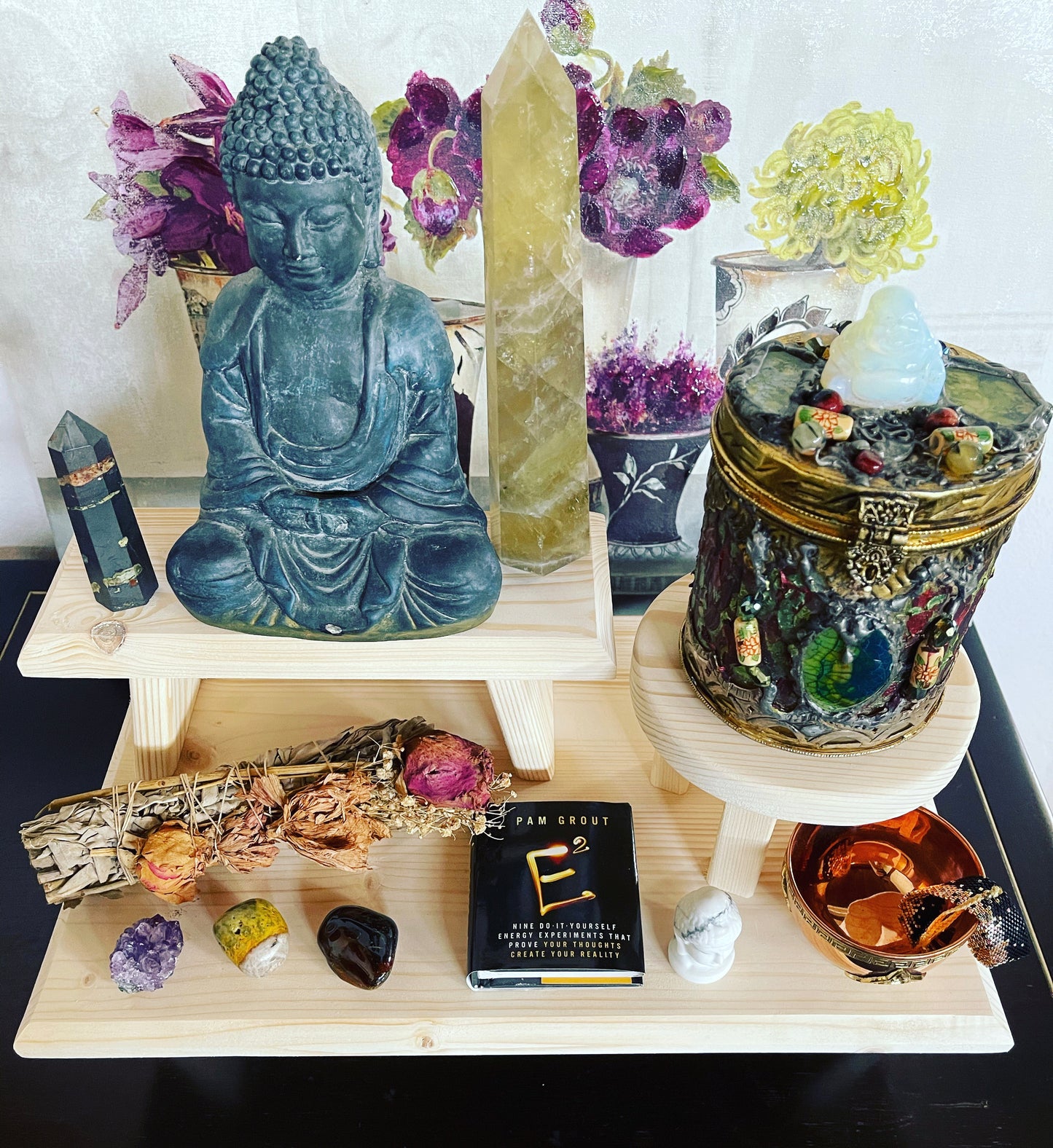 Beautiful Zen Table Set, Meditation Tables, Home Decor