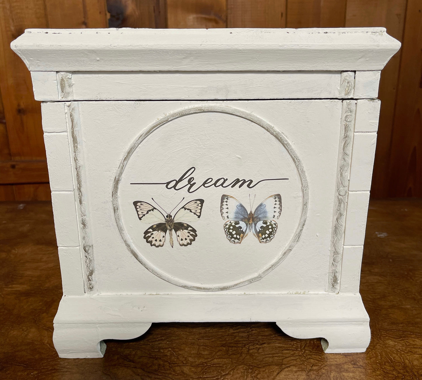 Lovecycled Vintage Storage Box, Butterfly Box