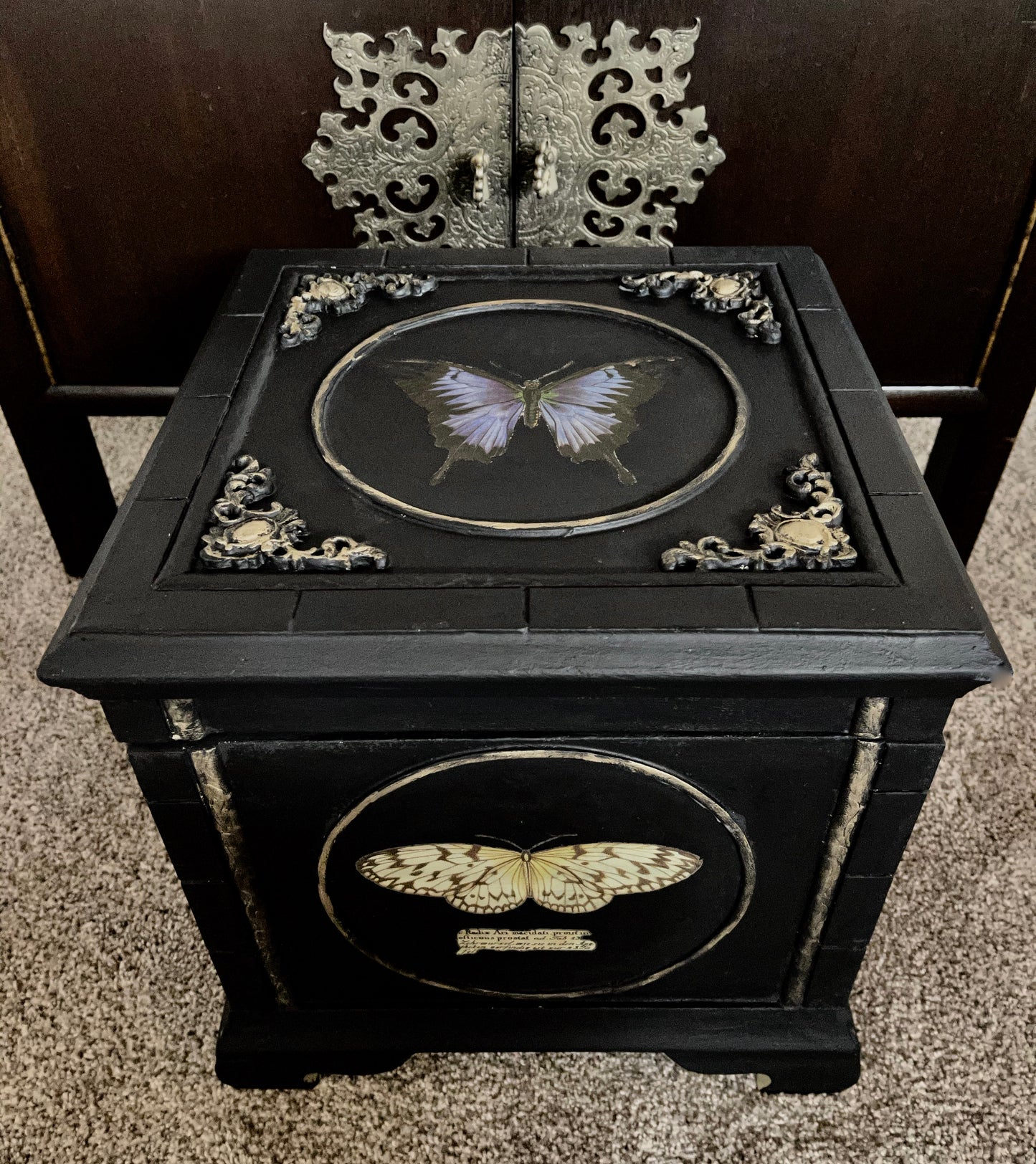 Lovecycled Vintage Storage Box, Home Decor, Old World Vintage