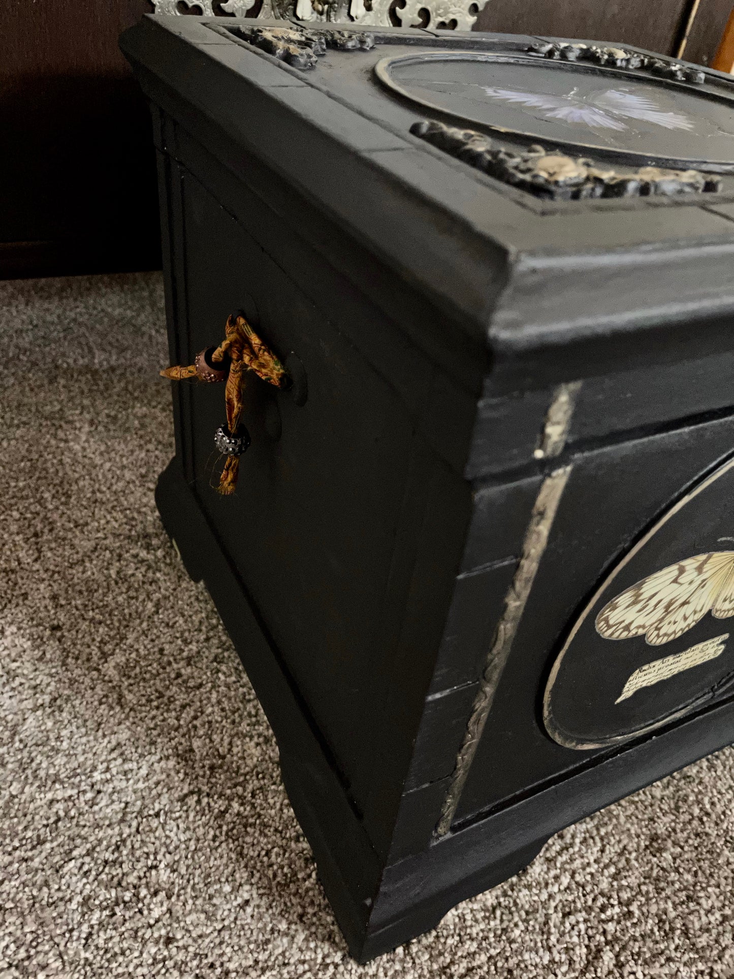 Lovecycled Vintage Storage Box, Home Decor, Old World Vintage