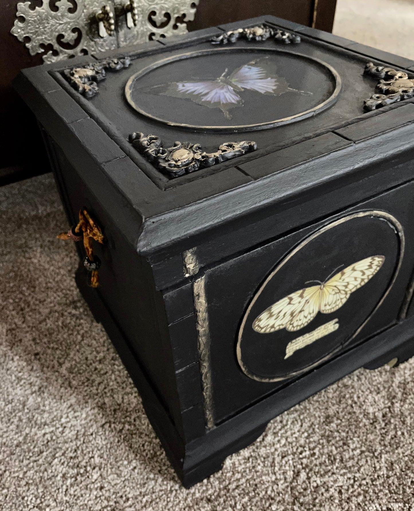 Lovecycled Vintage Storage Box, Home Decor, Old World Vintage