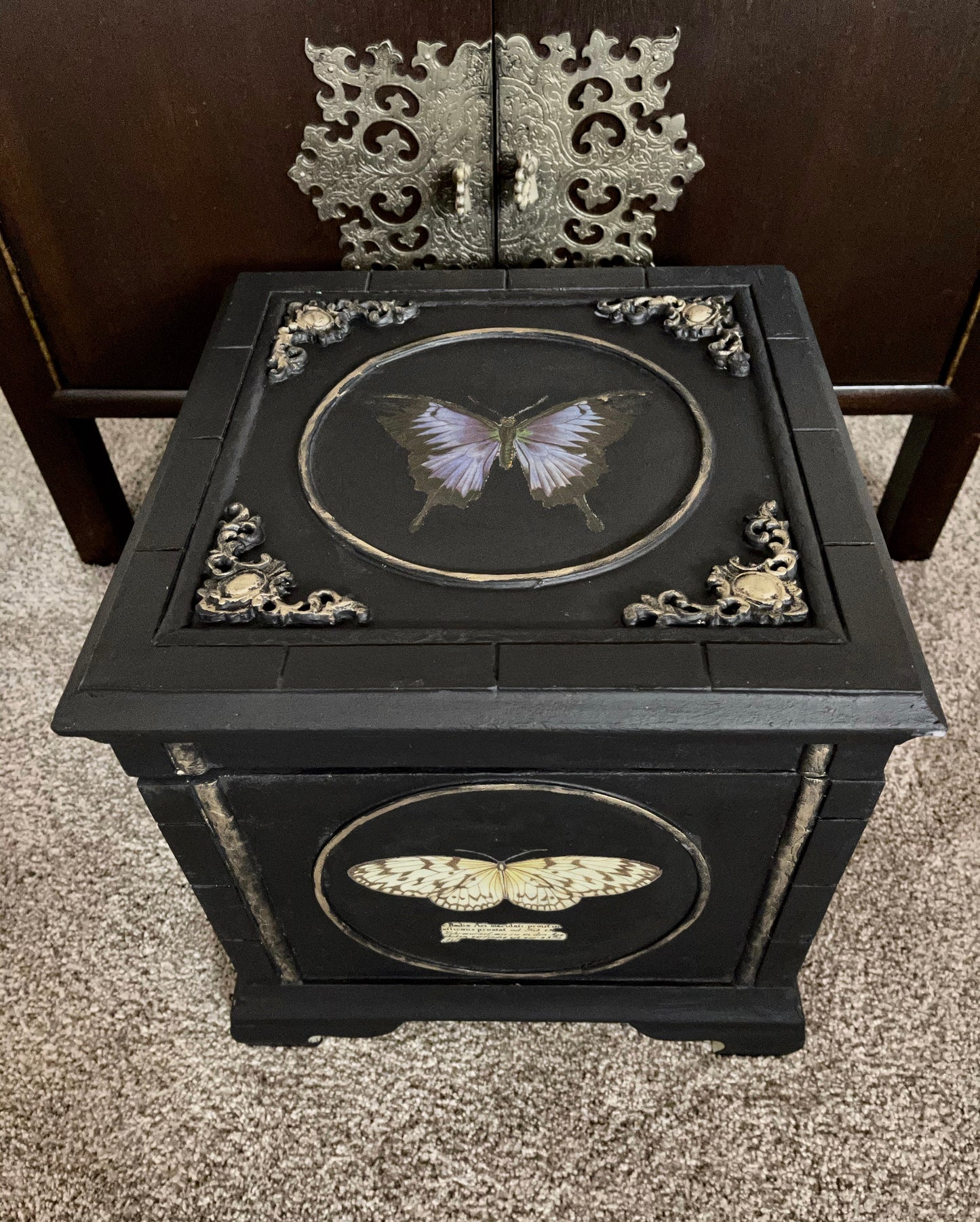 Lovecycled Vintage Storage Box, Home Decor, Old World Vintage
