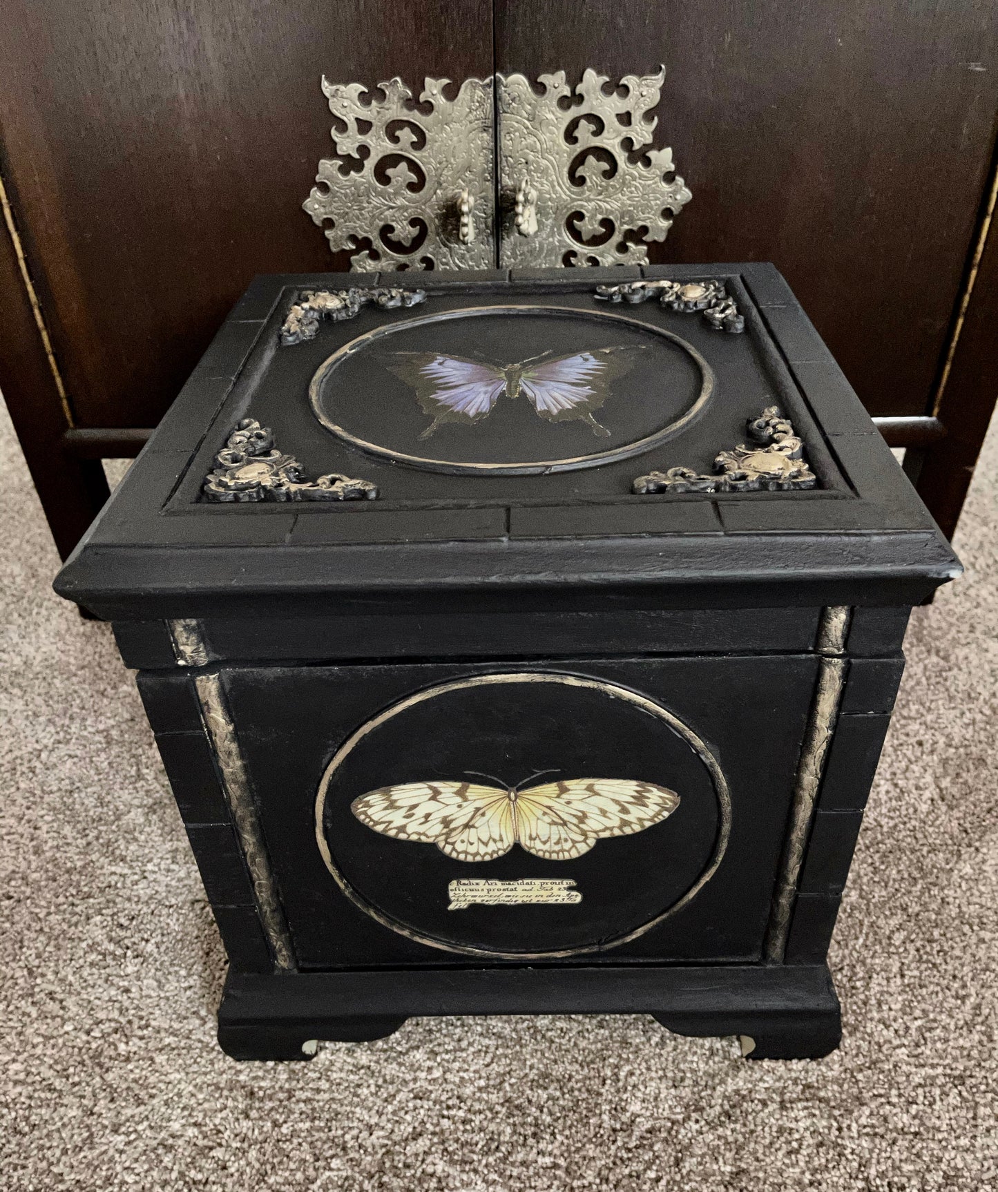 Lovecycled Vintage Storage Box, Home Decor, Old World Vintage