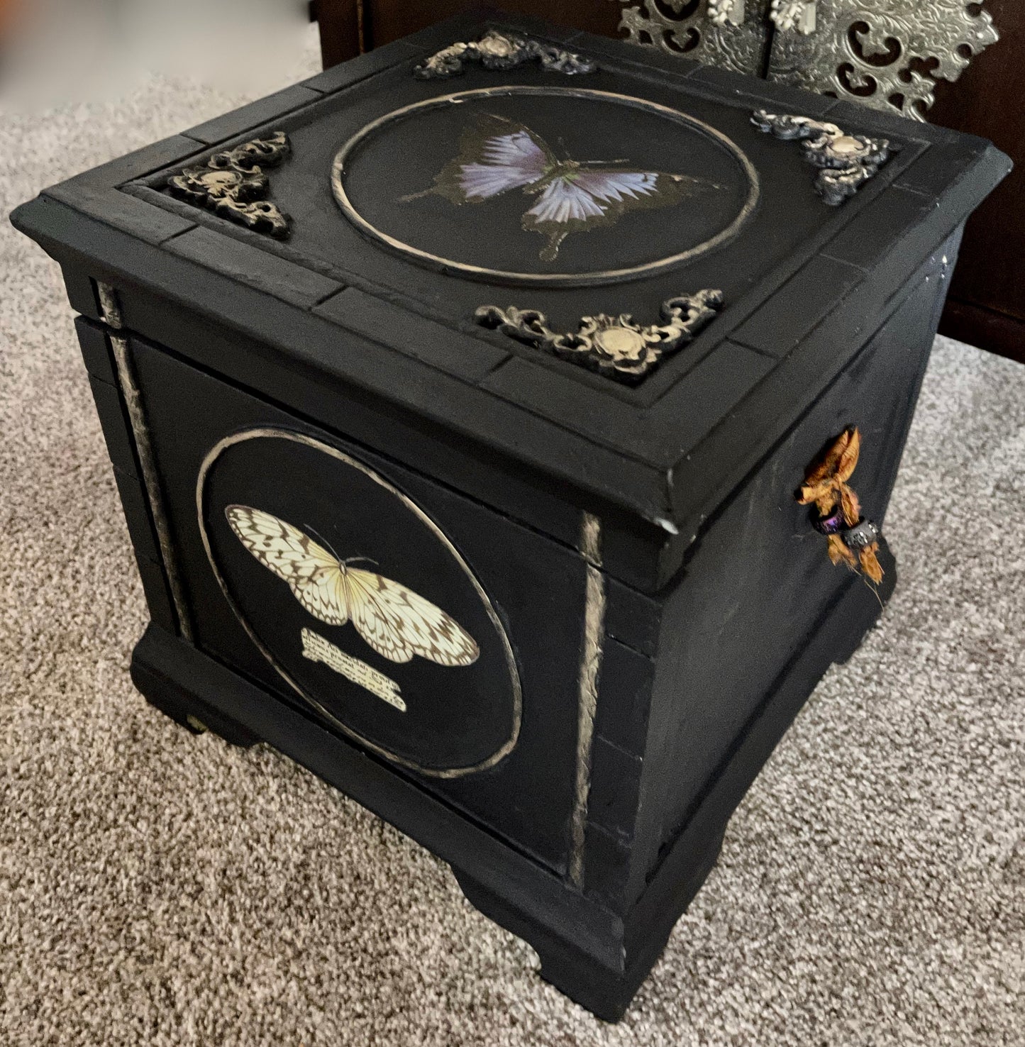 Lovecycled Vintage Storage Box, Home Decor, Old World Vintage