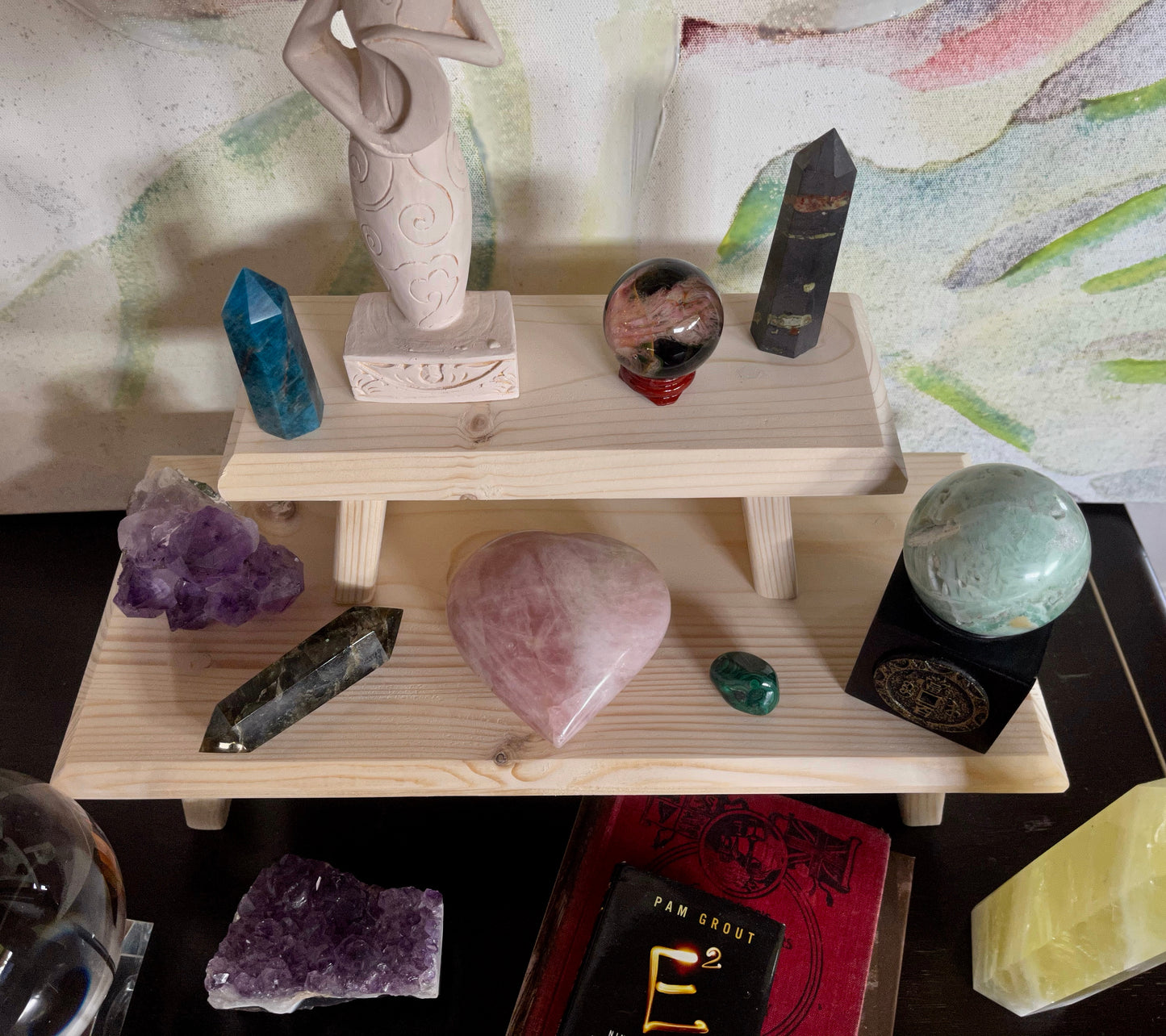 Prayer Table, Stacking Meditation Table, Home Decor