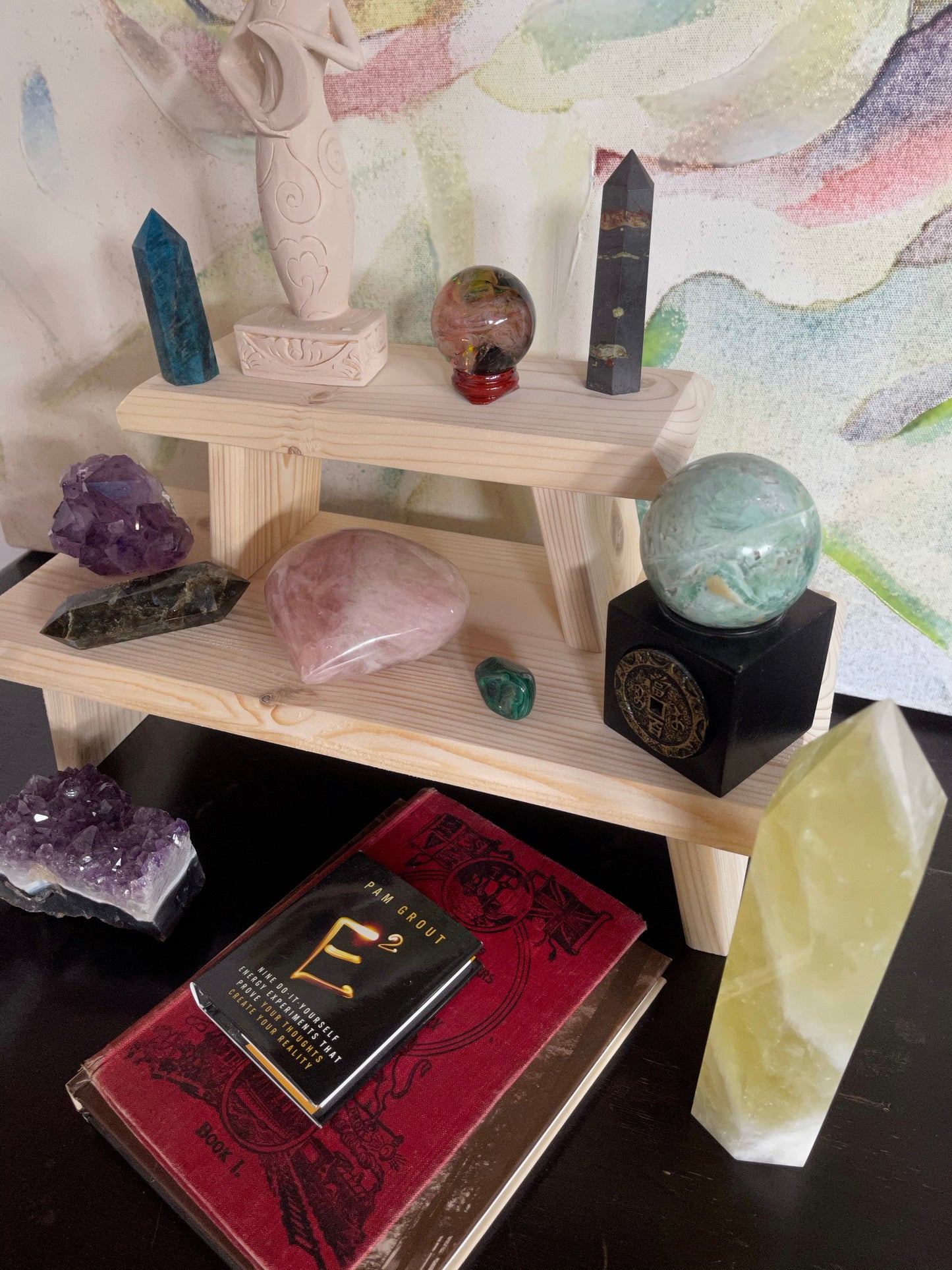 Prayer Table, Stacking Meditation Table, Home Decor