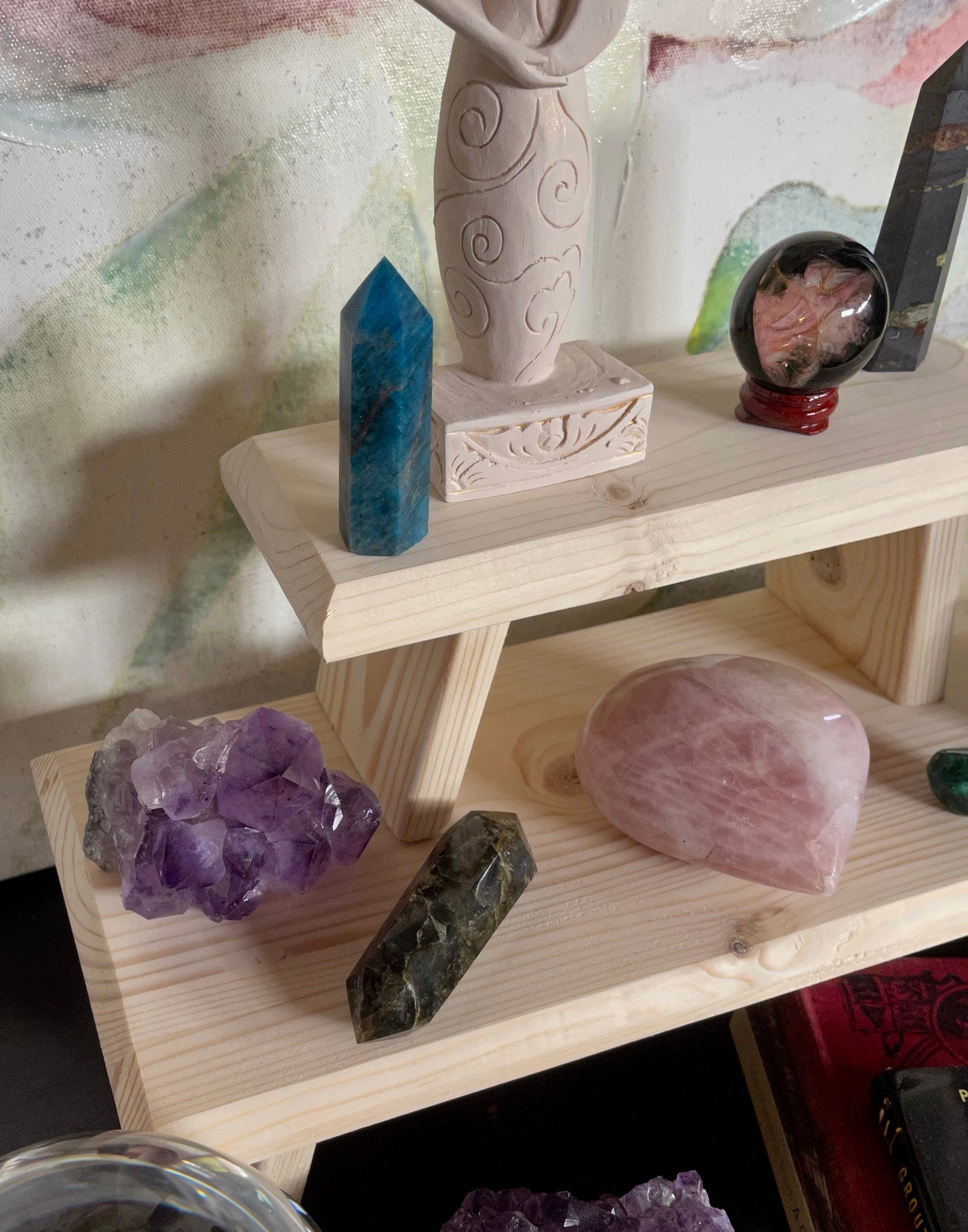 Prayer Table, Stacking Meditation Table, Home Decor