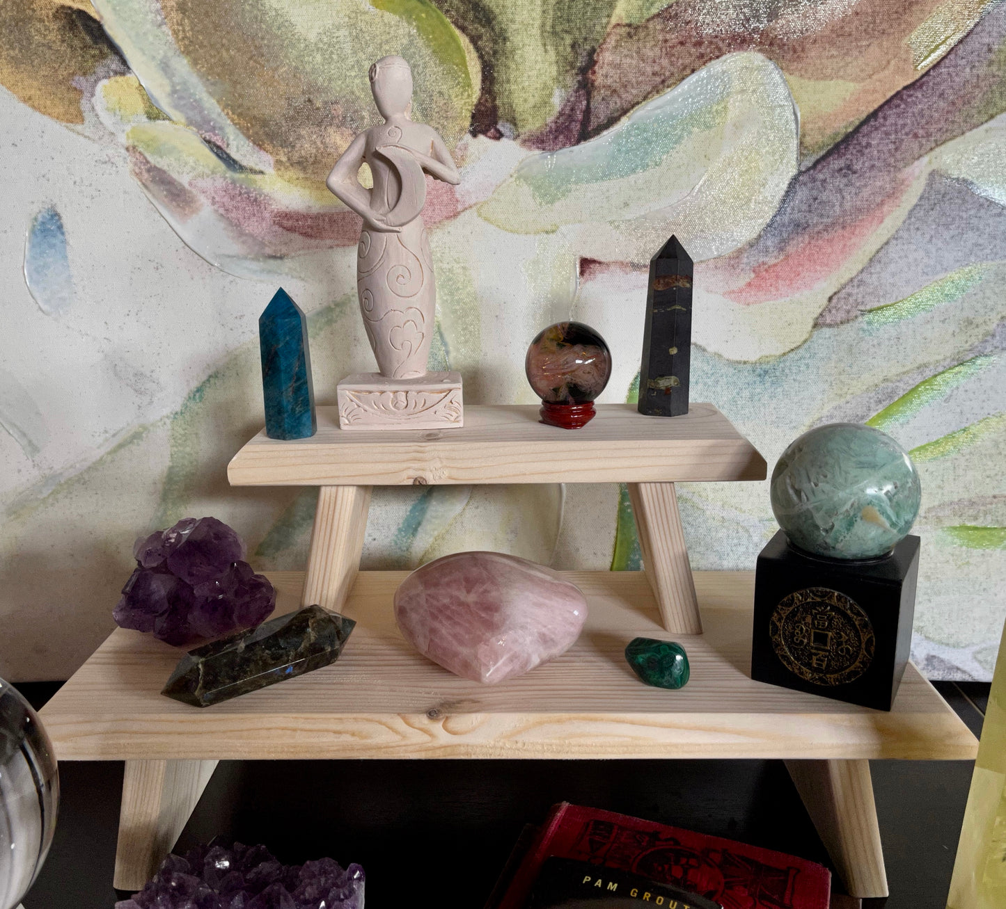 Prayer Table, Stacking Meditation Table, Home Decor