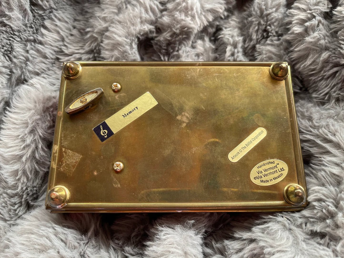 Vintage Cat Rare Vintage Music Box, Old World Vintage