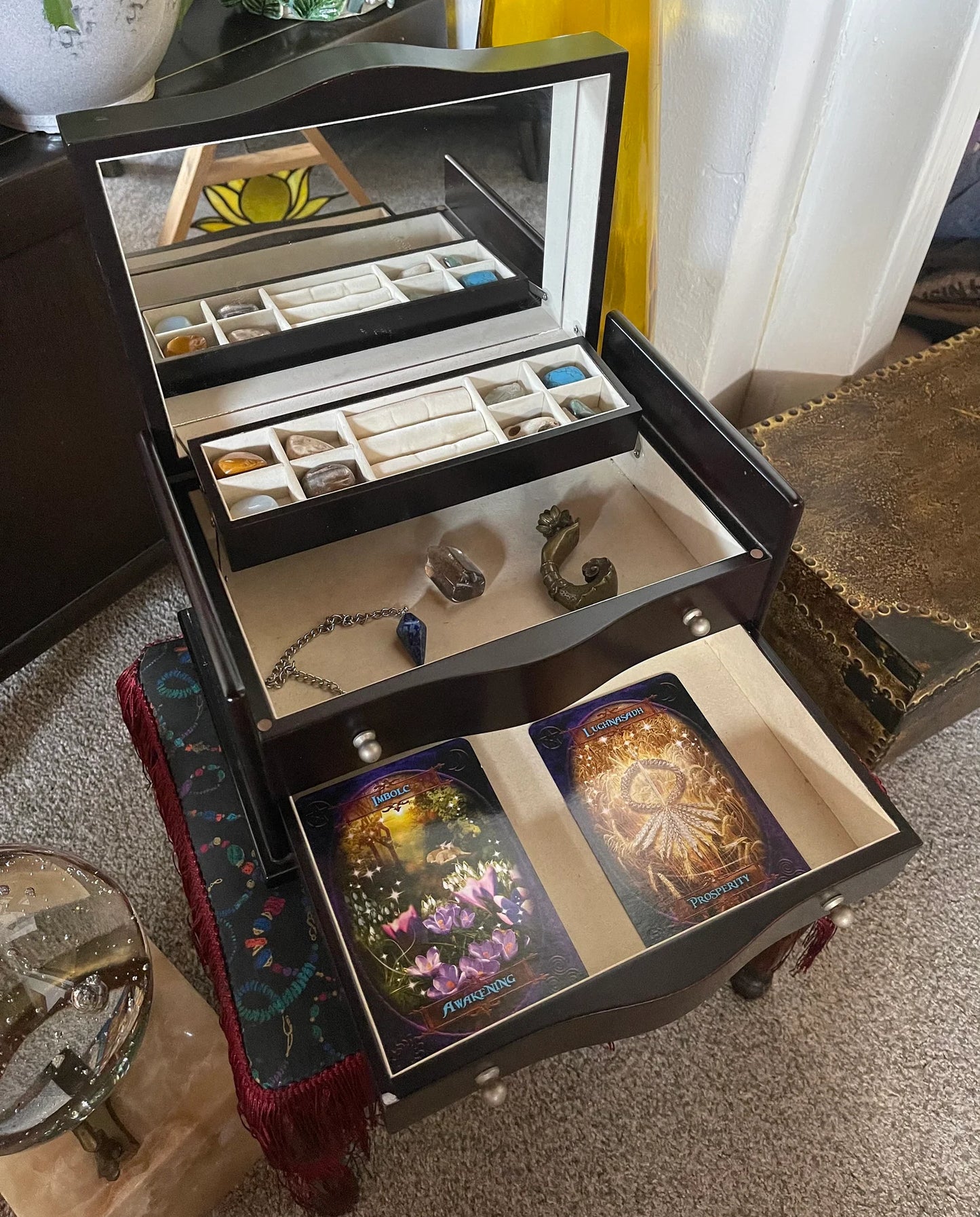 Old World New Age, Vintage Jewelry Chest, Bodhi Vintage